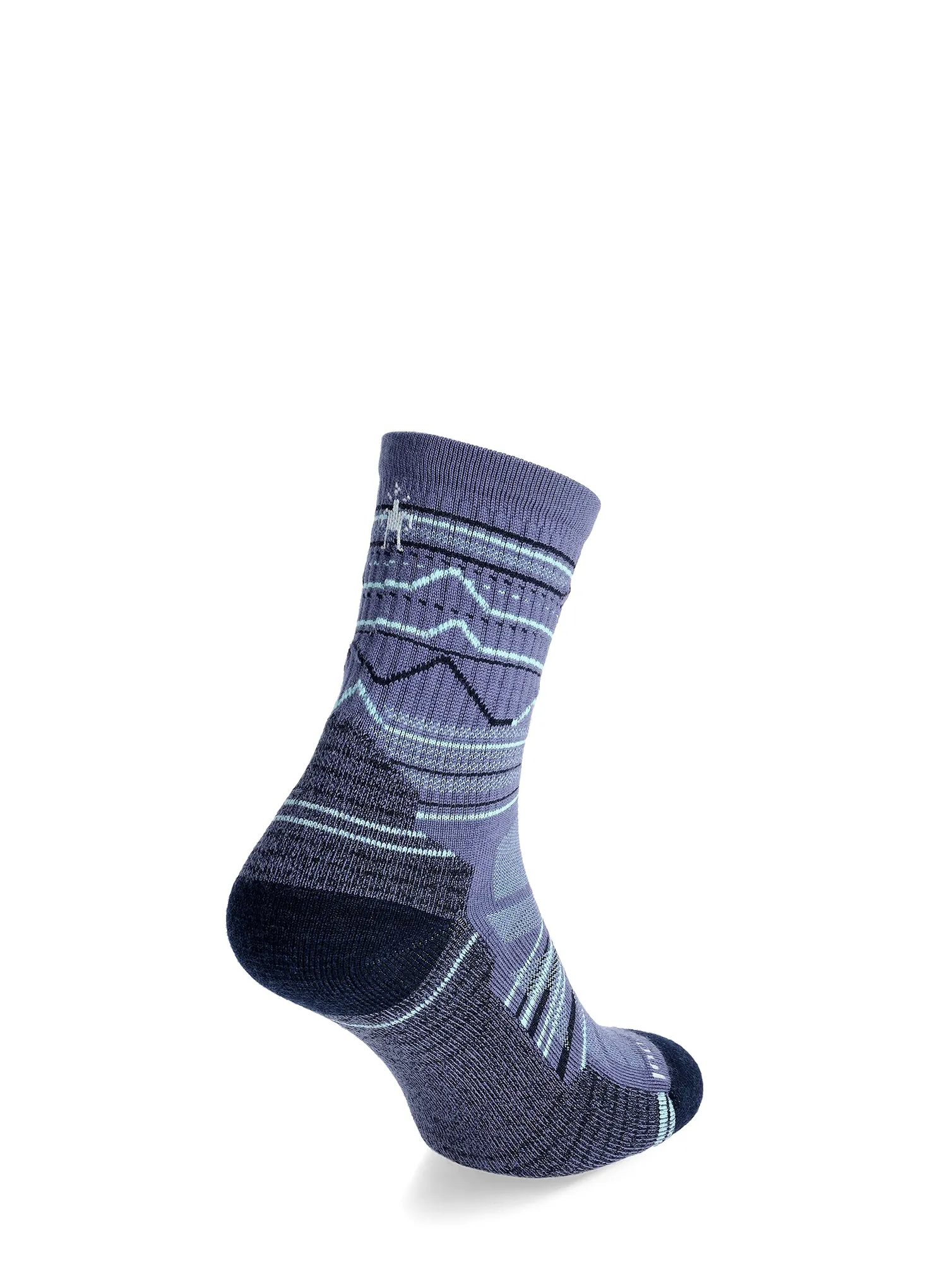 Шкарпетки туристичні Smartwool Hike Light Cushion Mountain Range Crew Socks - nightfall blue