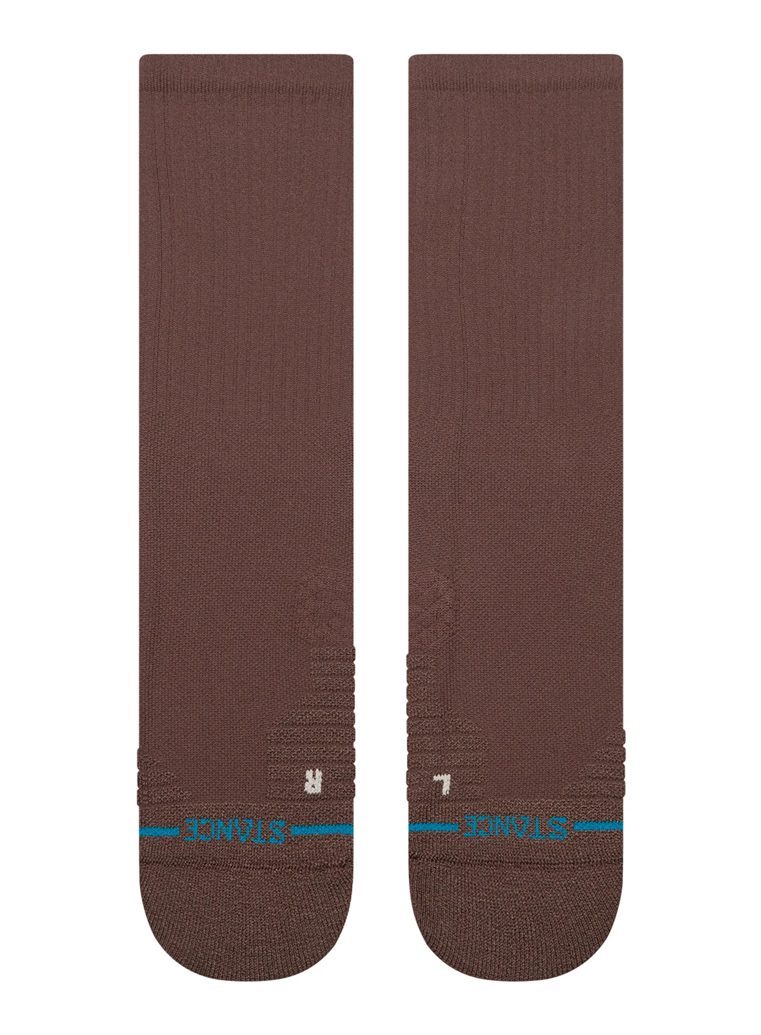 Шкарпетки туристичні Stance Solid Mid Ribbed Crew - brown