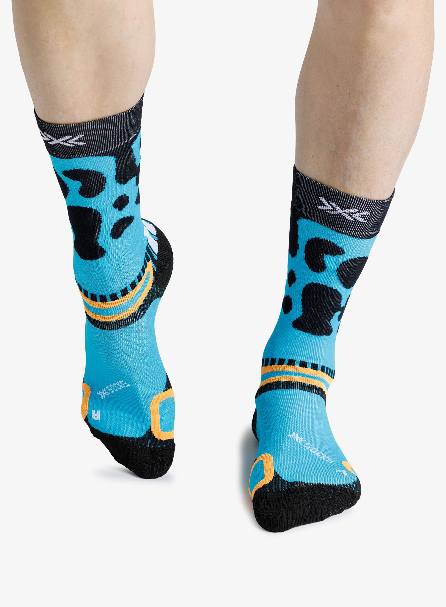 Шкарпетки туристичні X-Socks Hike Discover Crew - punchy blue frog