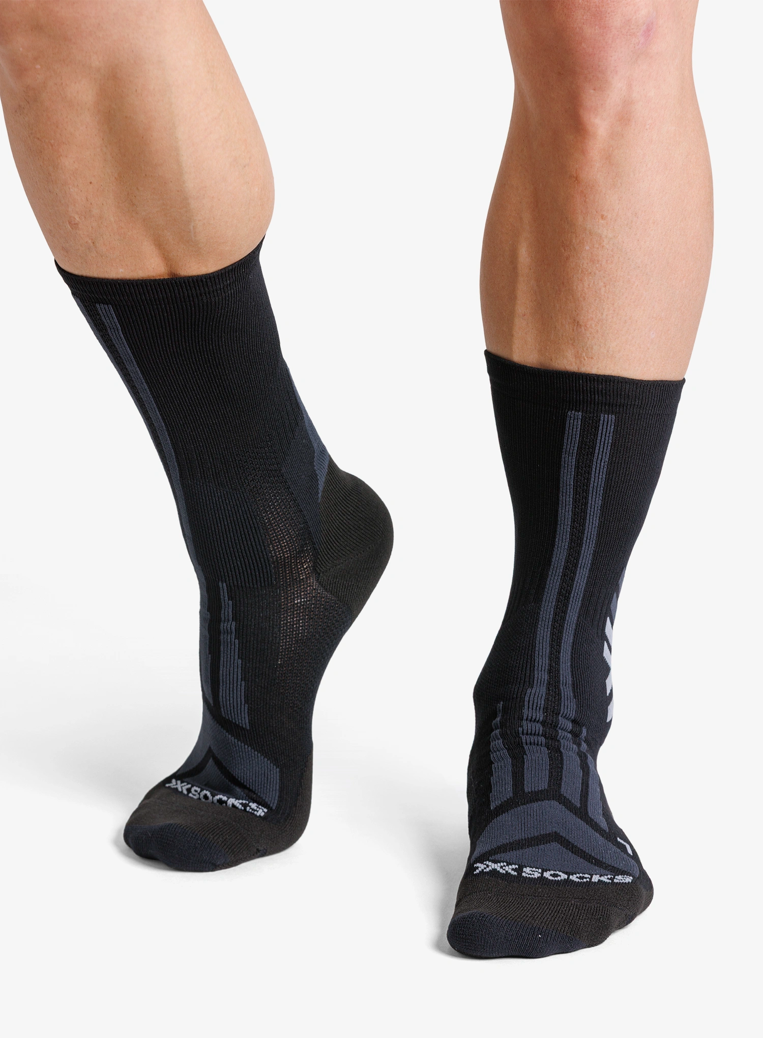 Шкарпетки туристичні X-Socks Hike Discover Crew - x black