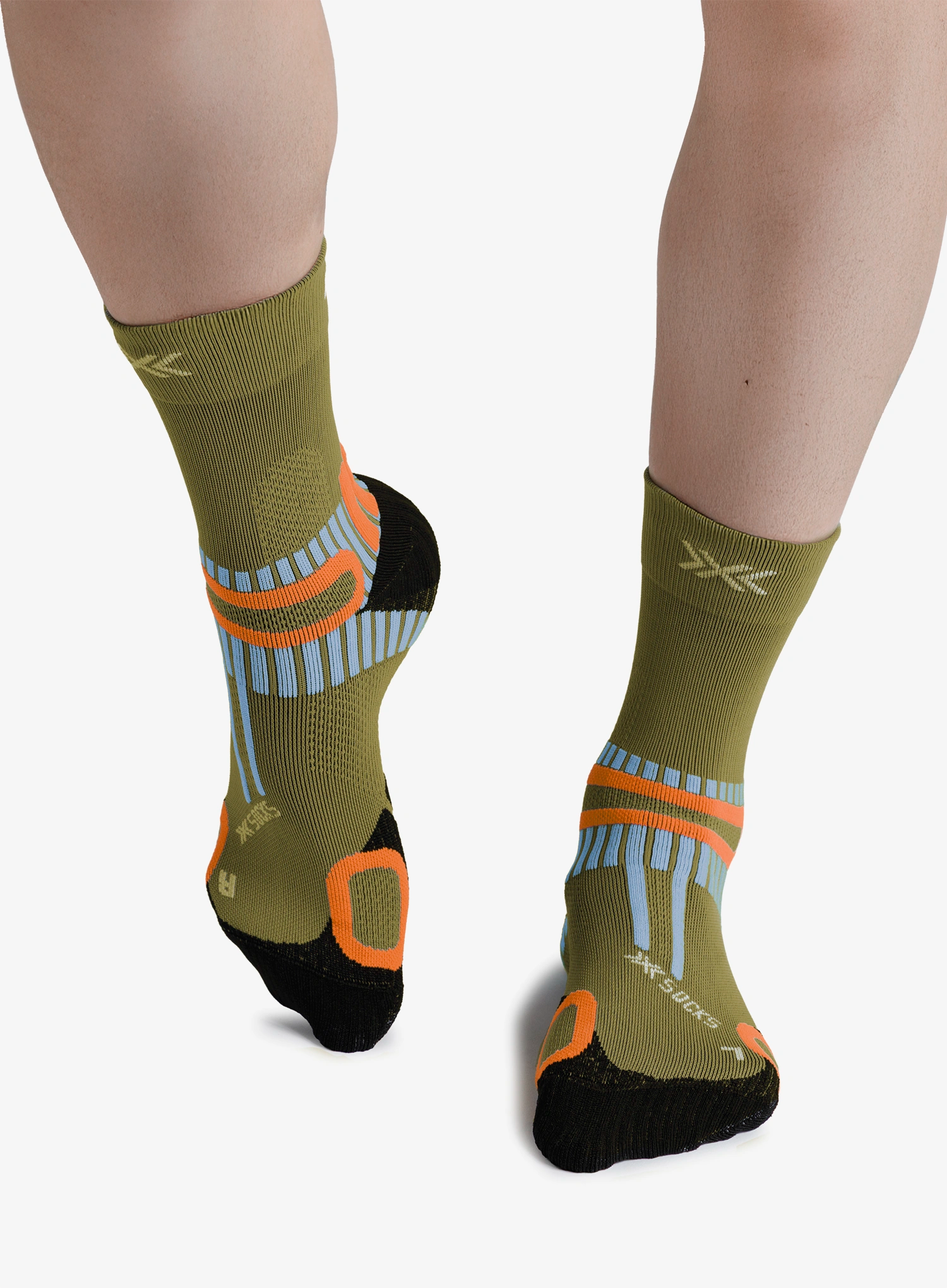 Шкарпетки туристичні X-Socks Hike Perform Ankle - olive