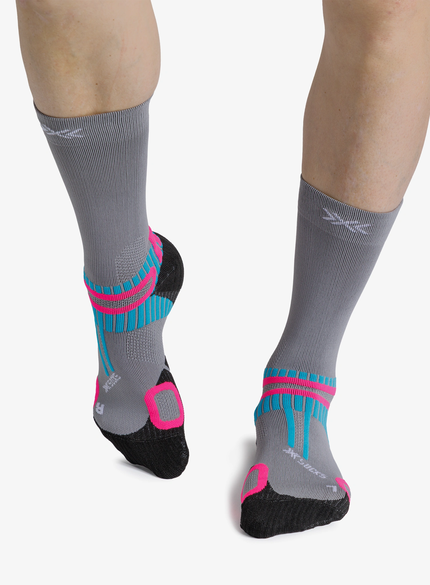 Шкарпетки туристичні X-Socks Hike Perform Crew - clay grey
