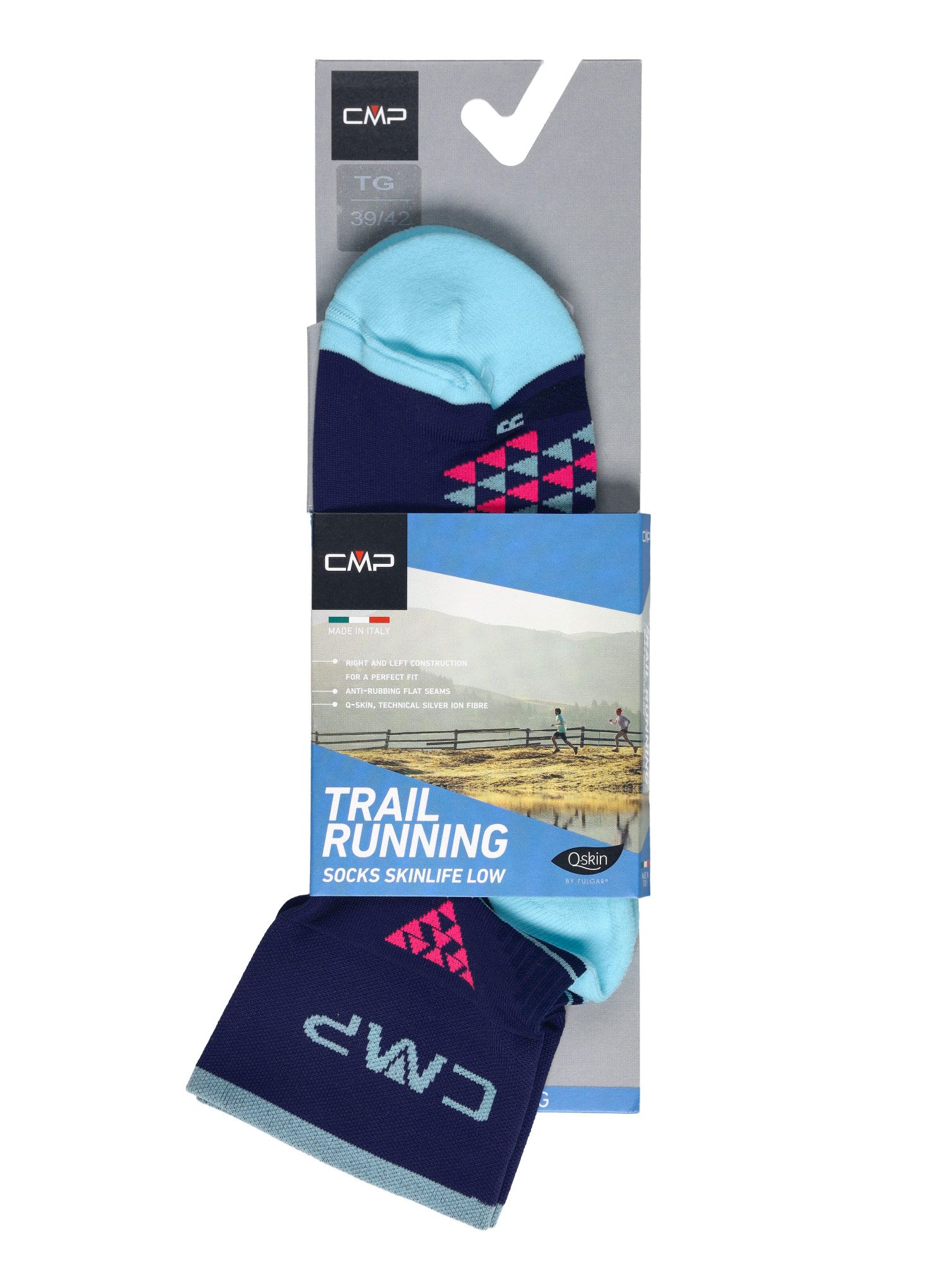 Шкарпетки для бігу жіночі CMP Trail Sock Skinlife - blue