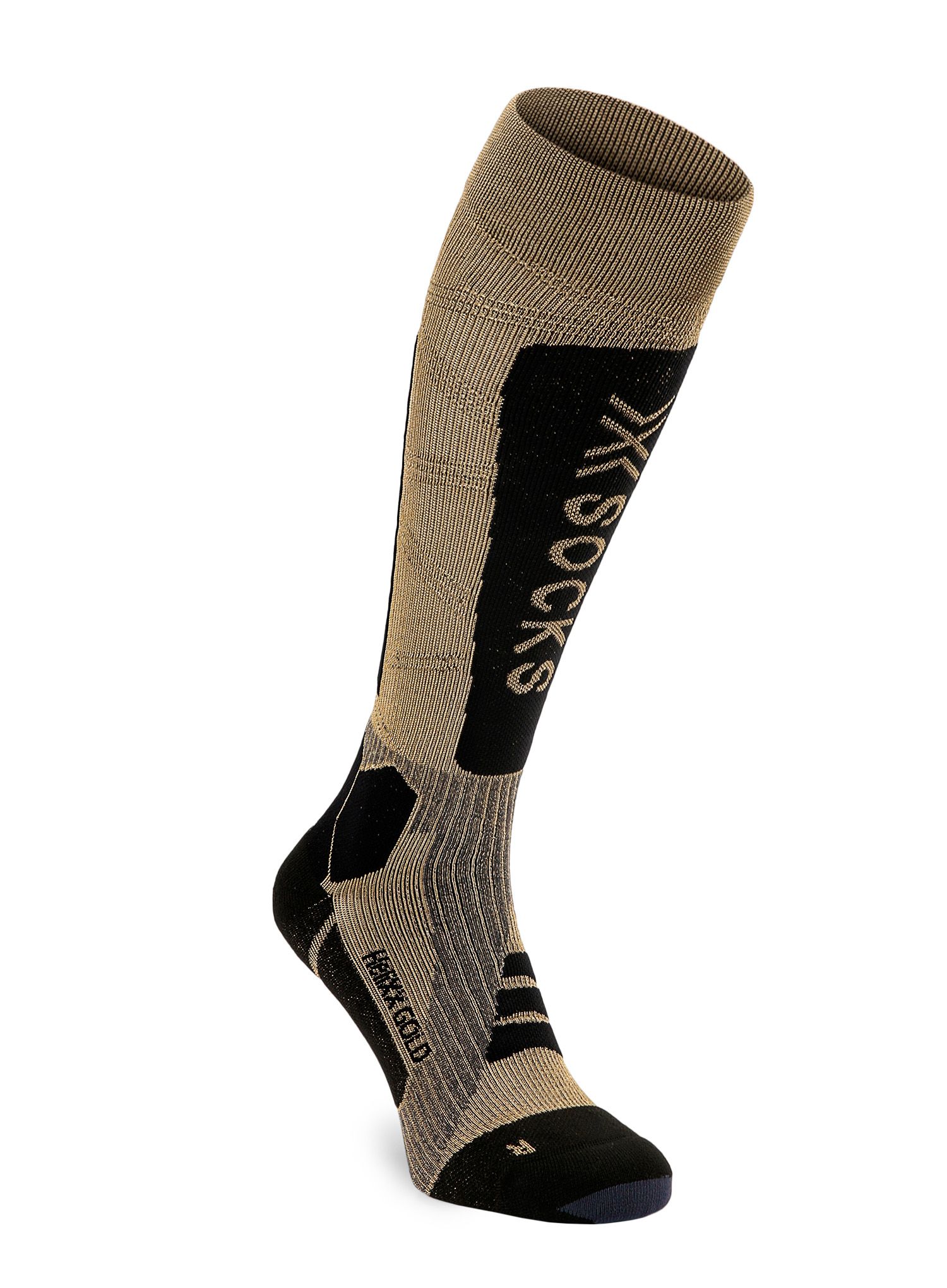 Шкарпетки лижні X-Socks Helixx Gold 4.0 - gold/black