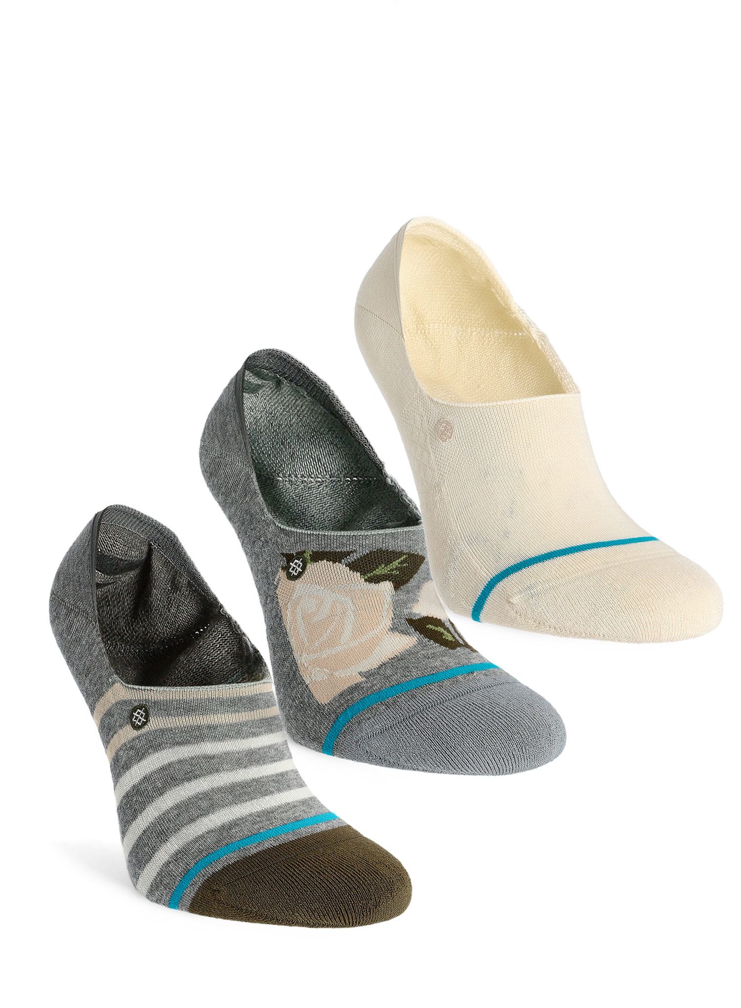 Шкарпетки туристичні Stance Fleur 3 Pack - multi