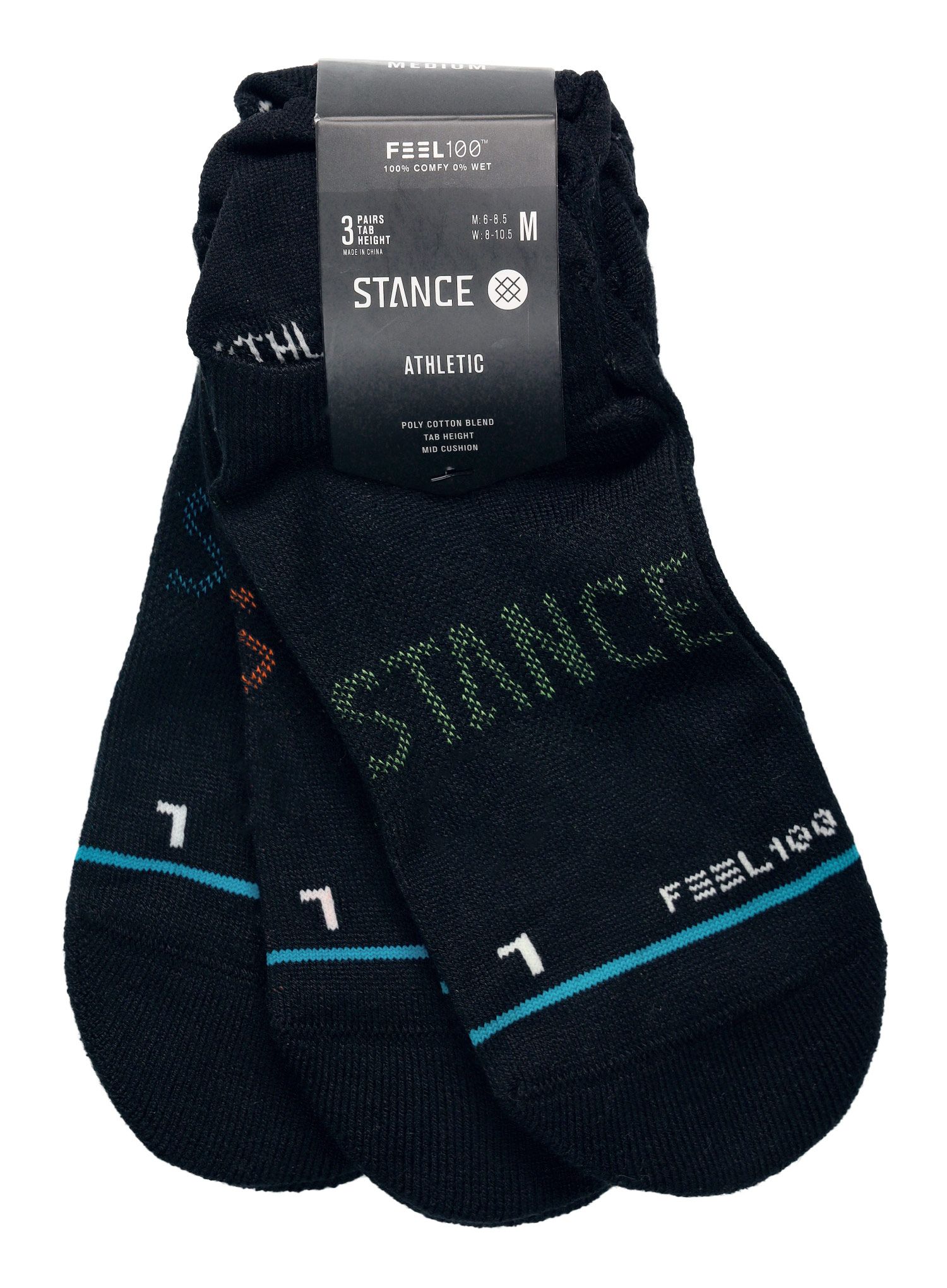 Шкарпетки туристичні Stance Prime Tab 3 pack - volt