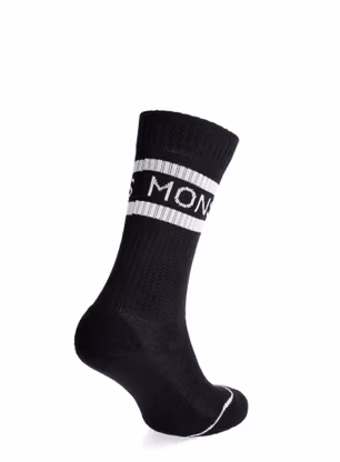 Шкарпетки туристичні Mons Royale Signature Crew Sock - black/white