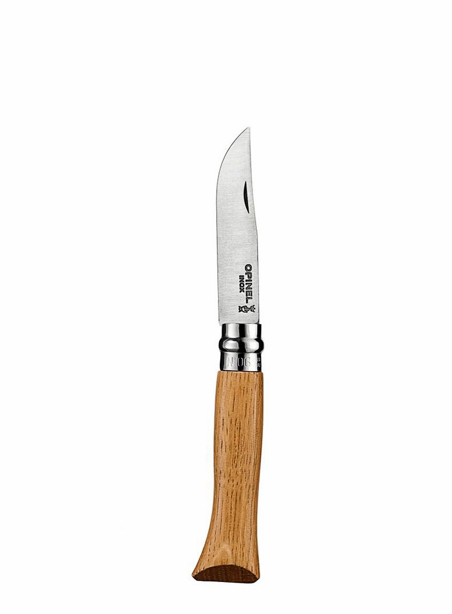 Ніж туристичний Opinel No.06 Inox Lux - oak