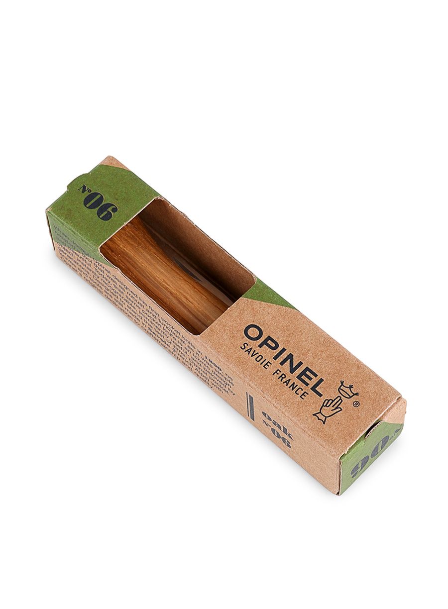 Ніж туристичний Opinel No.06 Inox Lux - oak