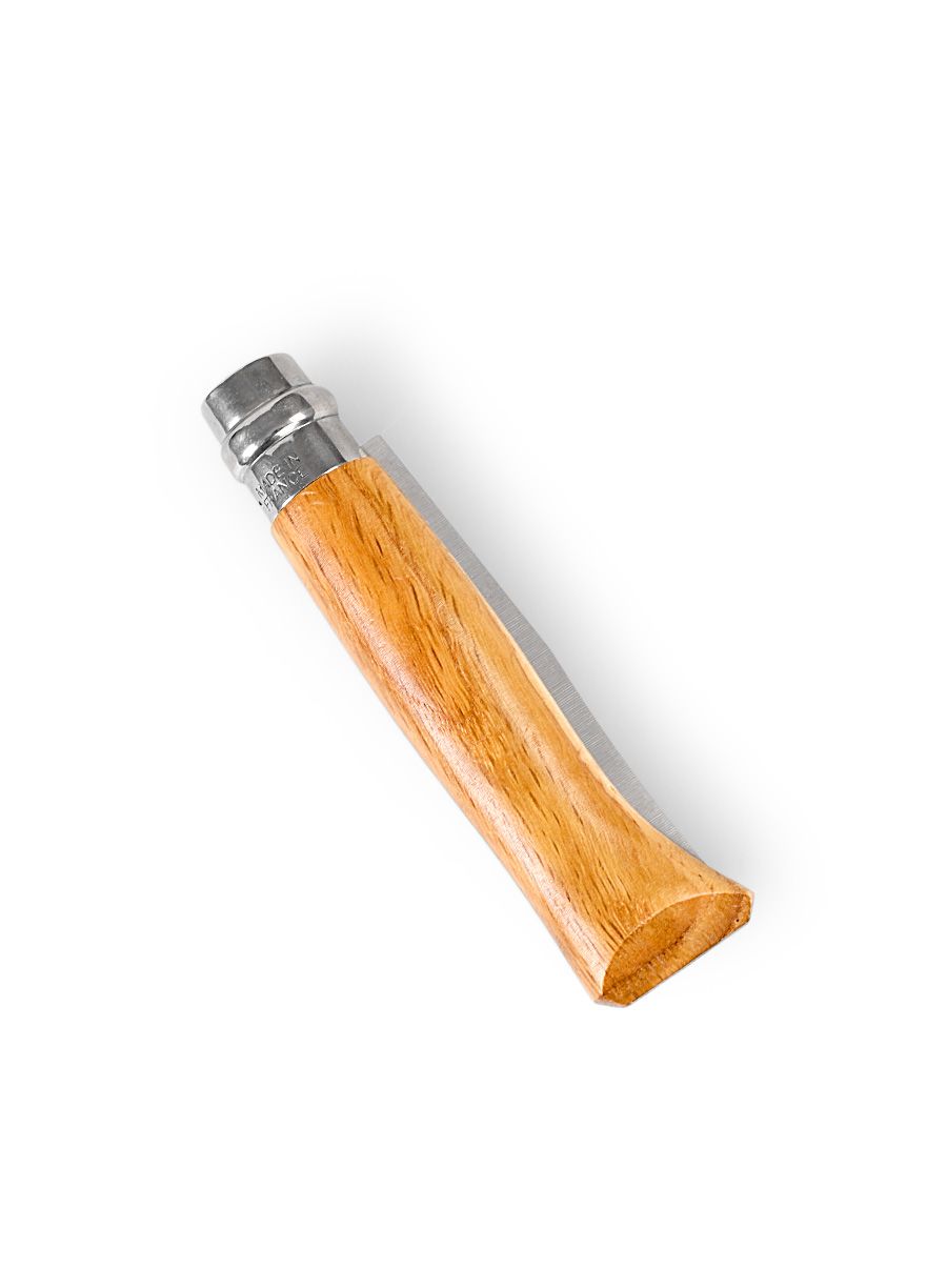 Ніж туристичний Opinel No.08 Inox Lux Oak - oak