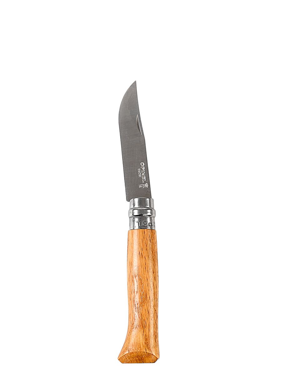 Ніж туристичний Opinel No.08 Inox Lux Oak - oak