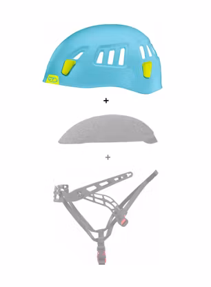 Зовнішня оболонка каска Climbing Technology/SKYLOTEC Moon External Shell - light blue/green