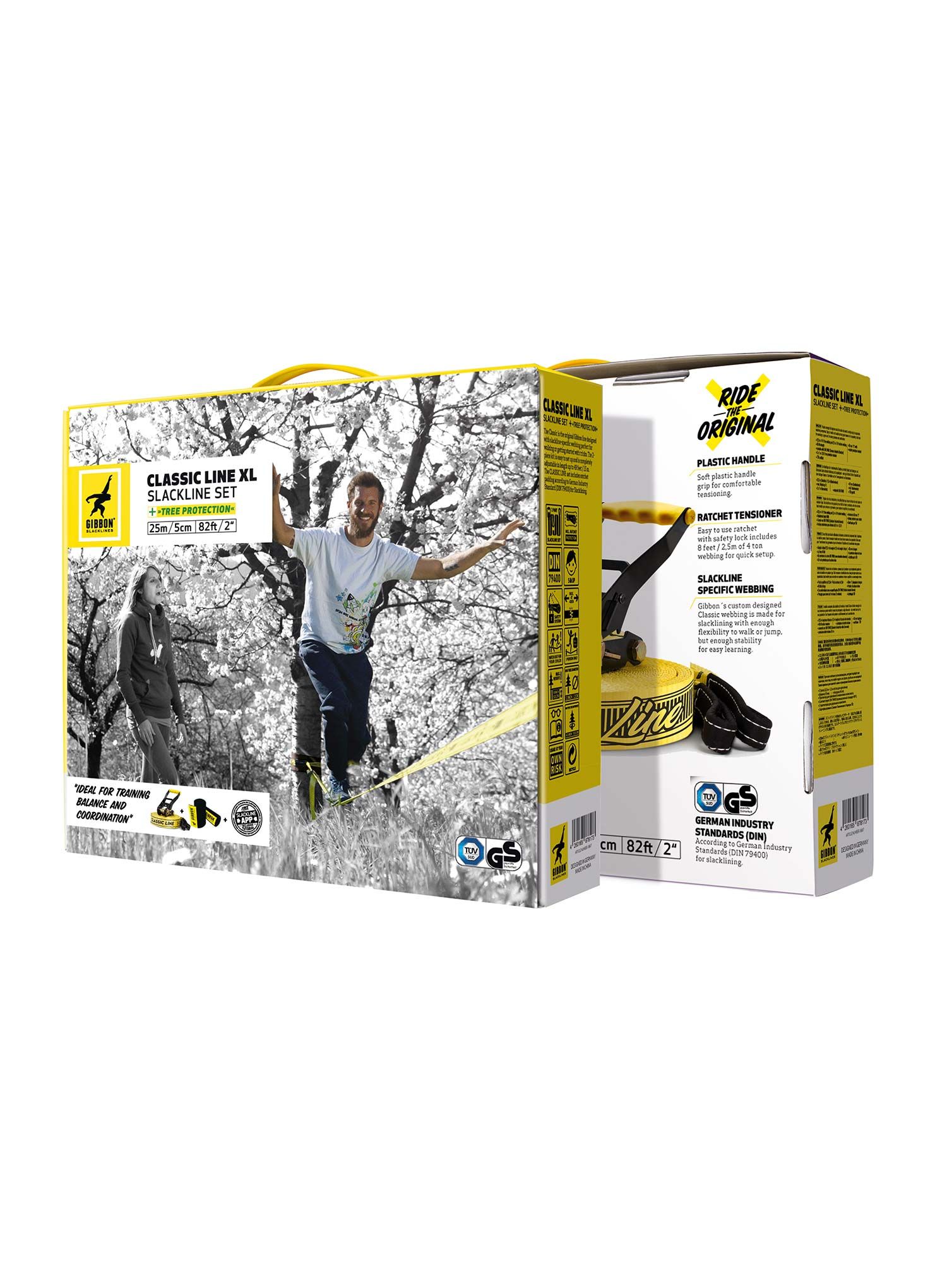 Слеклайн Gibbon Slacklines Classic Line XL Treewear Set