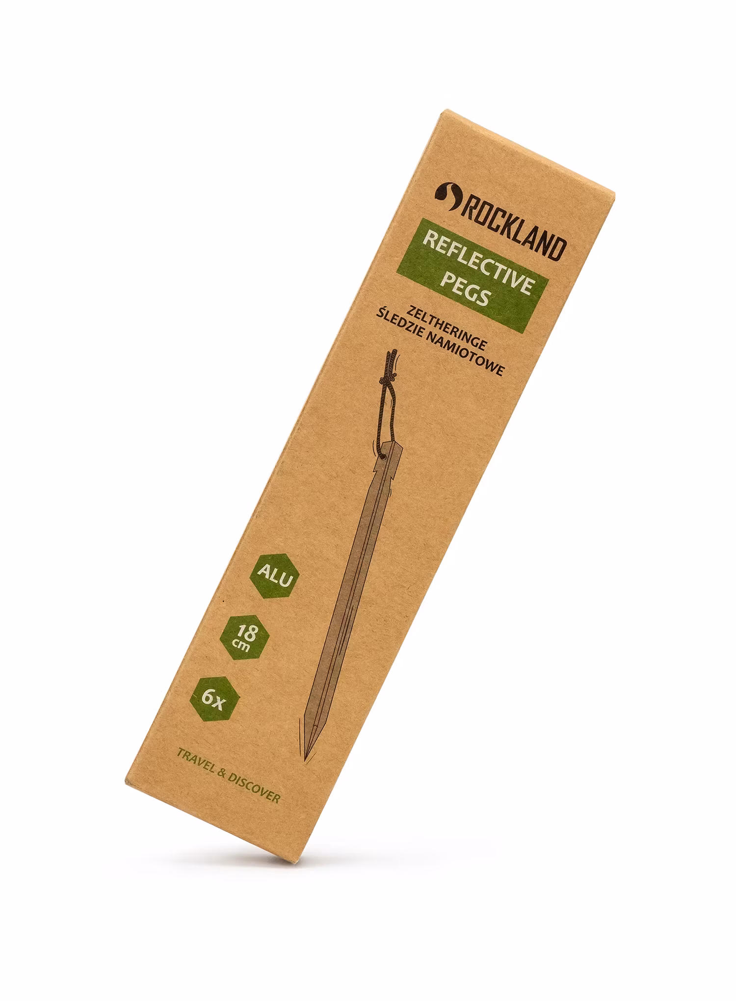 Кілочки для намету Rockland Reflective Pegs 6 pcs set