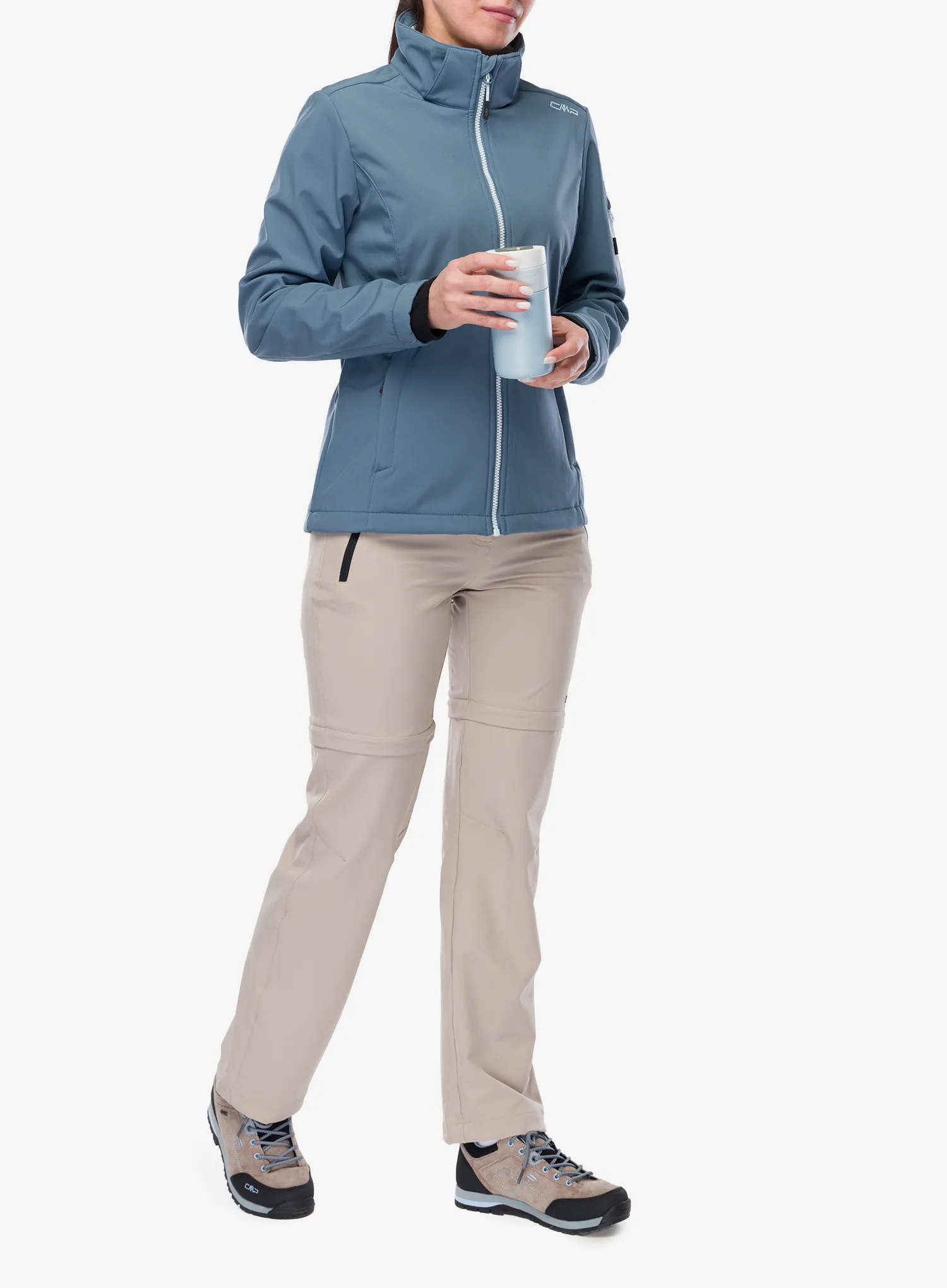 Softshell жіночий CMP Wilma Jacket Zip Hood - space