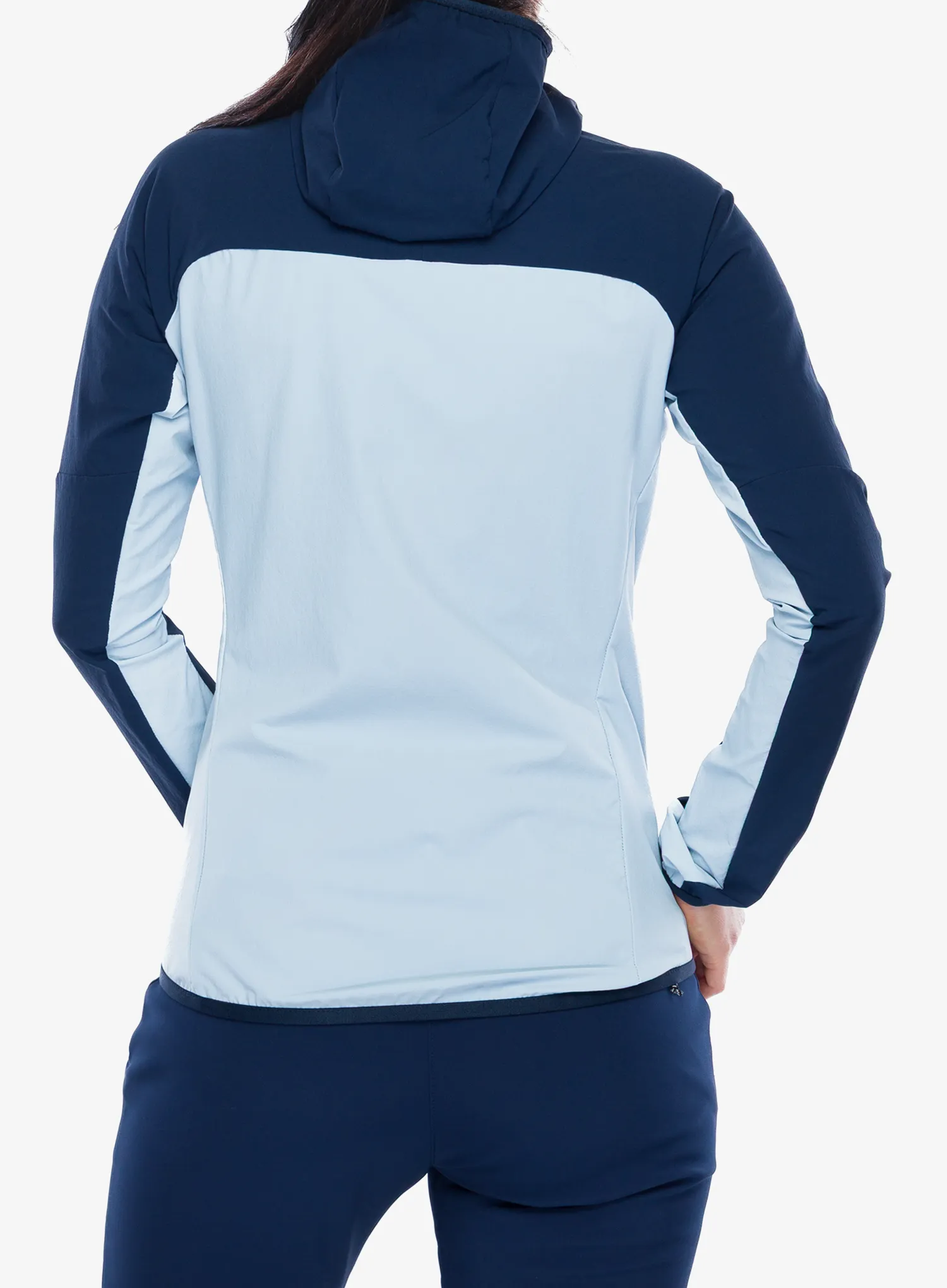 Softshell жіночий Millet Fusion Xcs Hoodie - iceberg/saphir