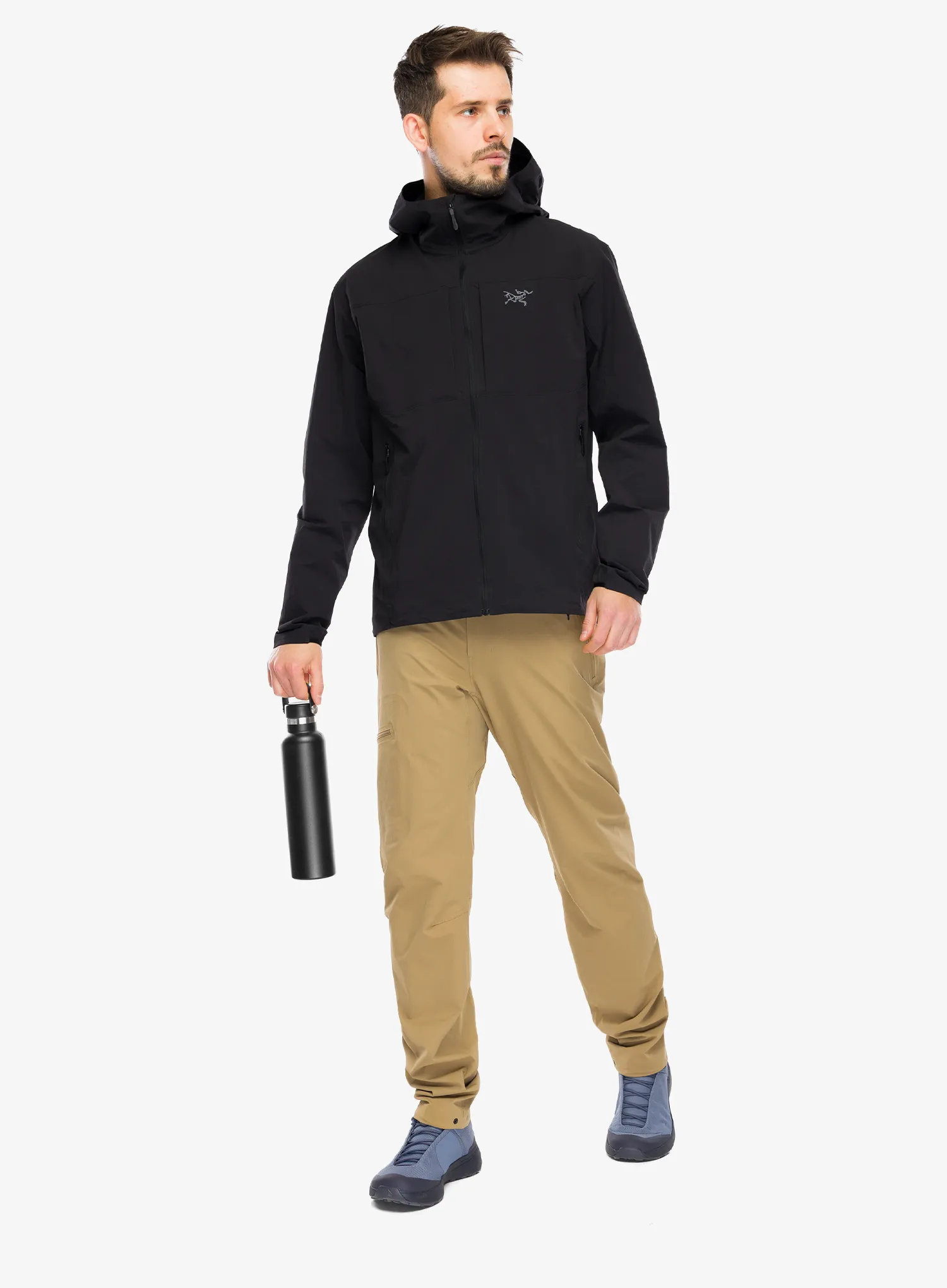 Куртка softshell Arcteryx Gamma Lightweight Hoody - black