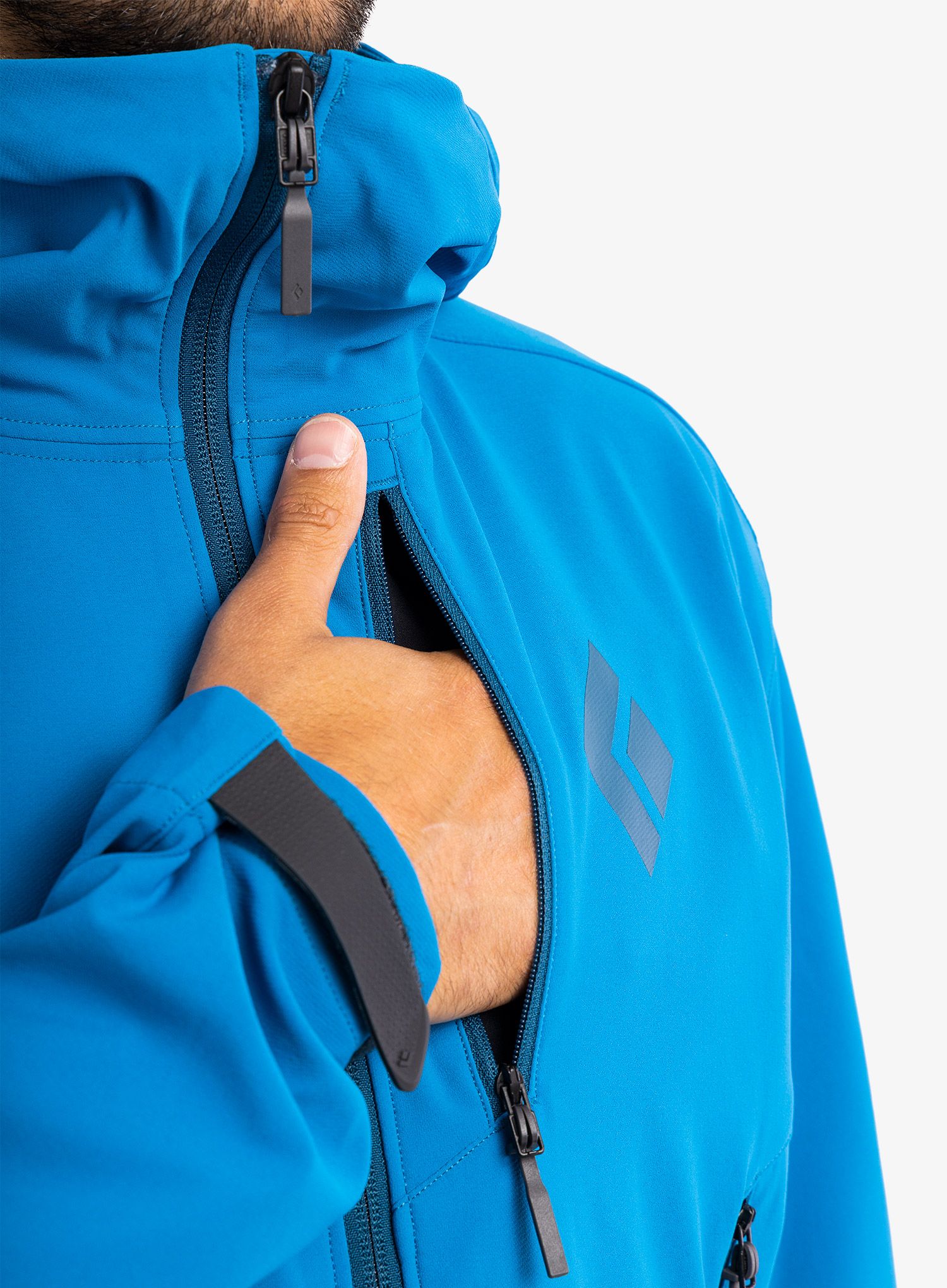 Куртка softshell Black Diamond Dawn Patrol Shell - kingfisher