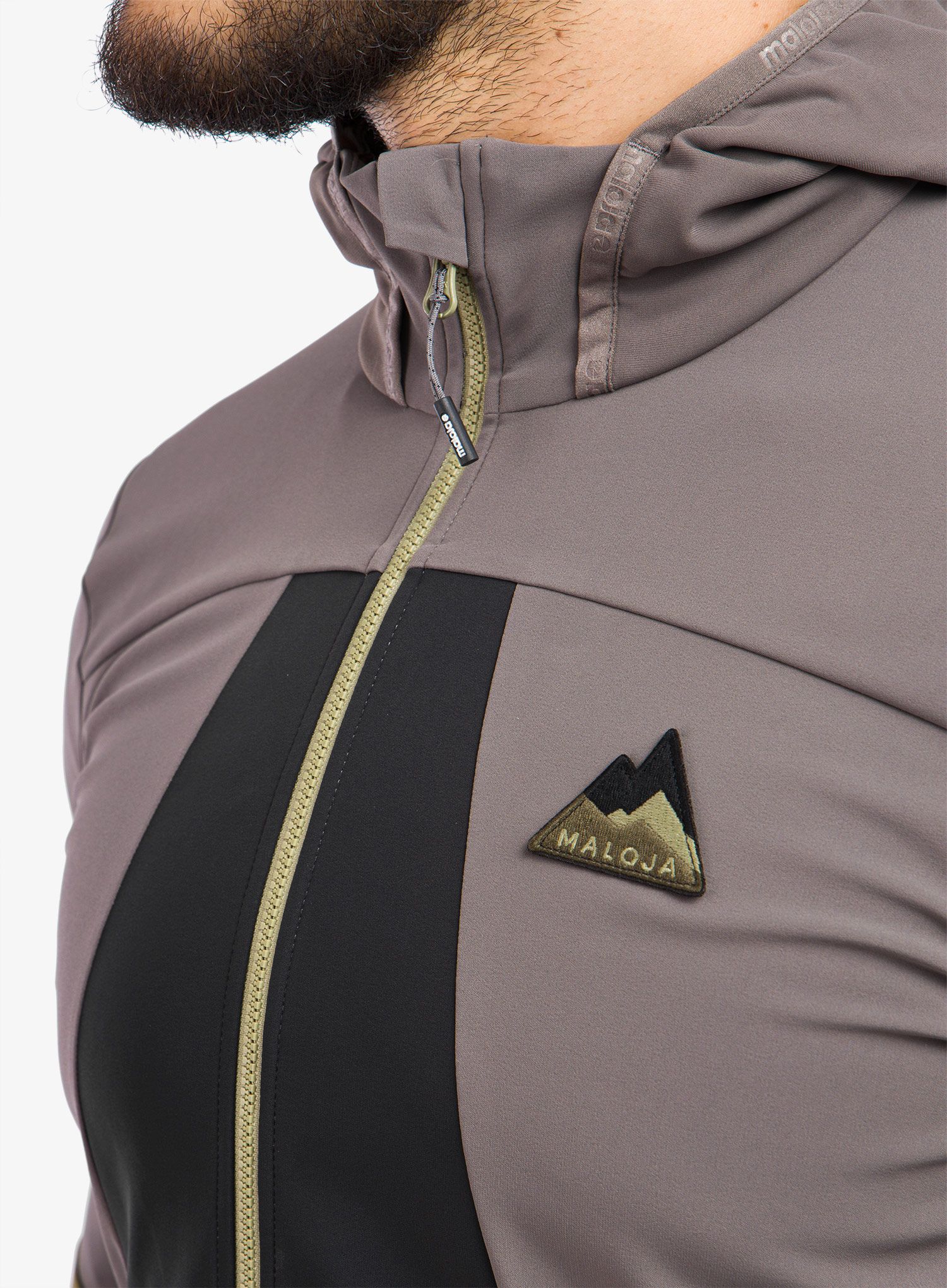 Куртка softshell Maloja Auerhahn - stone multi