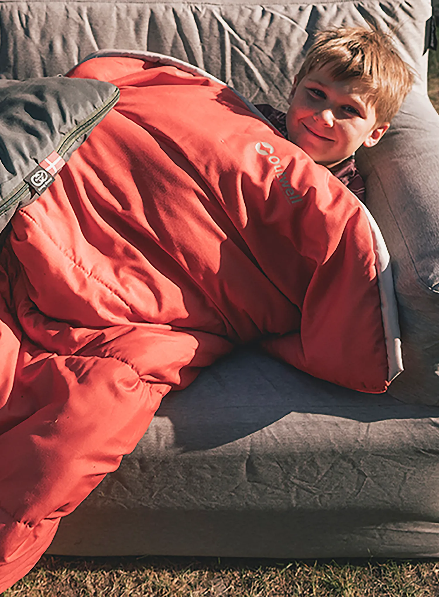 Спальний мішок для дитини Outwell Champ Kids (130 cm) - burnt red