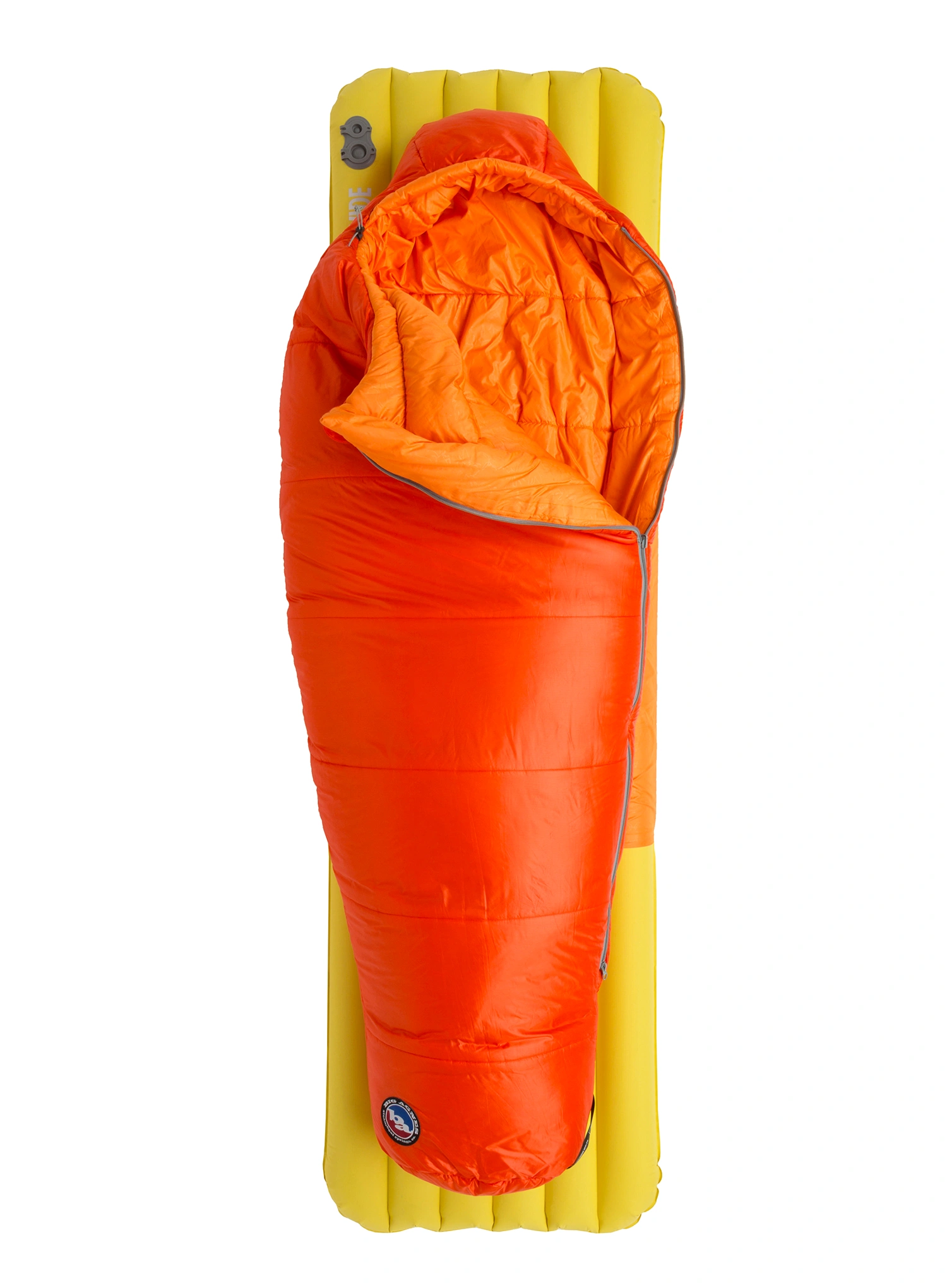 Спальний мішок дитячий Big Agnes Wolverine 20 (142 cm) - cherry tomato/tangelo