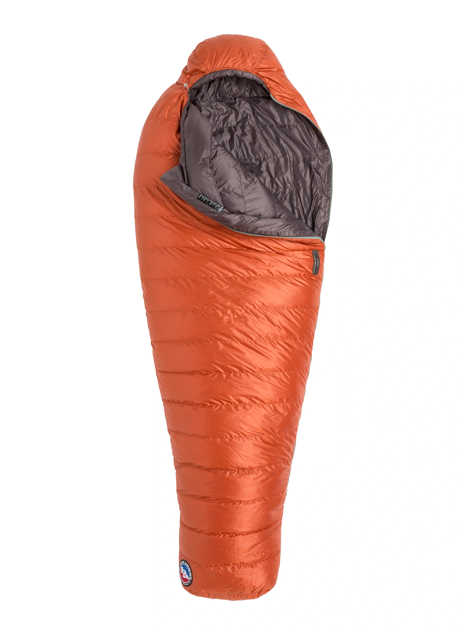 Спальний мішок пуховий Big Agnes Greystone 30 Long (198 cm) - rooibos