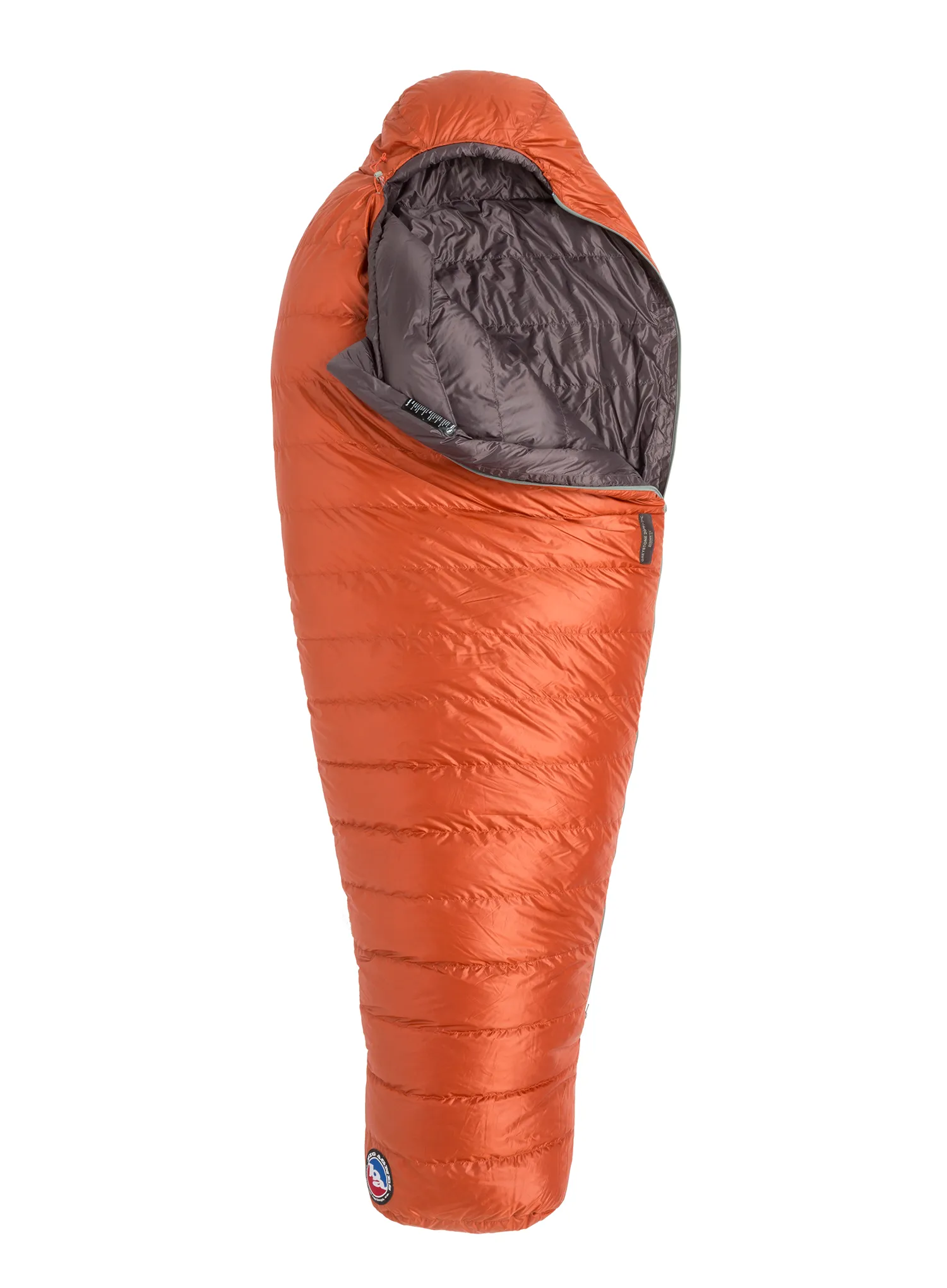 Спальний мішок пуховий Big Agnes Greystone 30 Regular (183 cm) - rooibos