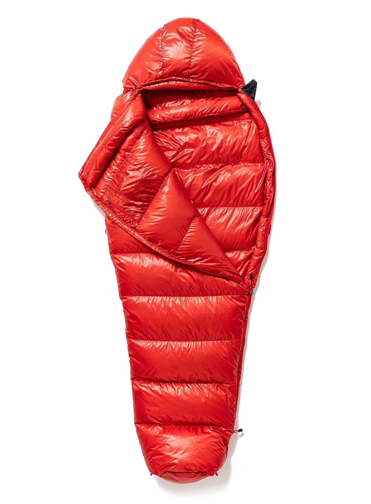 Спальний мішок пуховий Małachowski Tourist 450 XL LZ (189-200 cm) - red