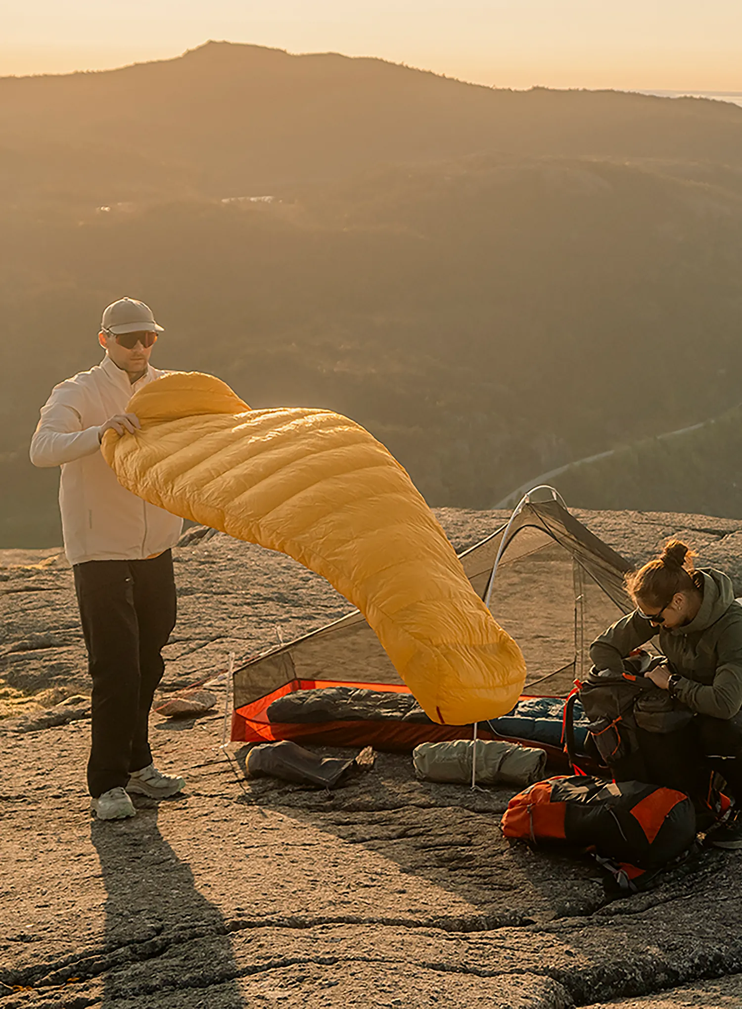 Спальний мішок пуховий Robens Couloir 750 (195 cm) - yellow