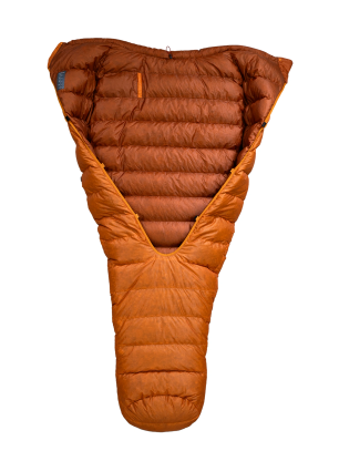 Спальний мішок пуховий Robens Scoria Quilt UL +6C Long (195 cm) - orange