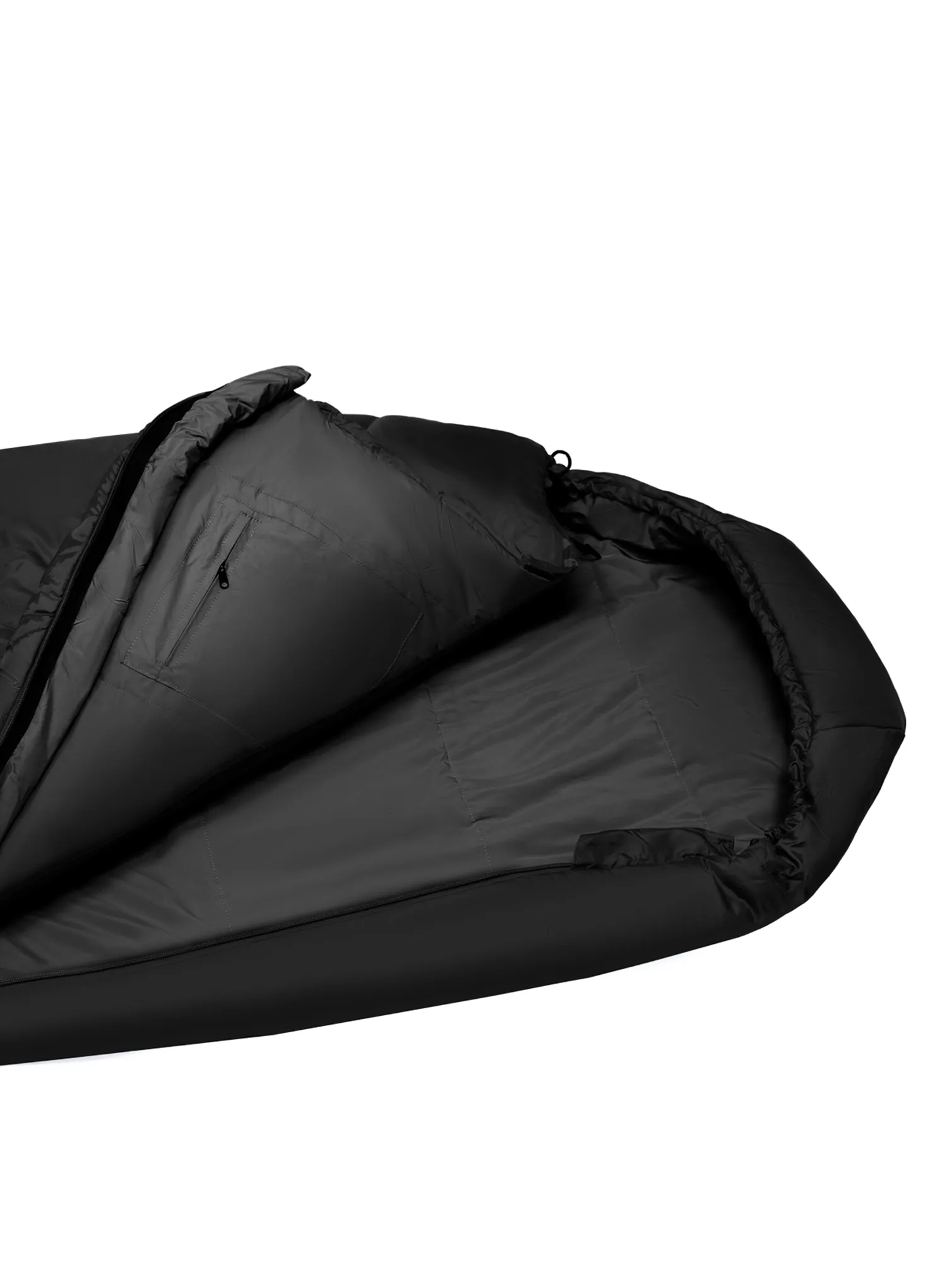 Спальний мішок синтетичний Alpinus Fiber Pro 1300 - anthracite