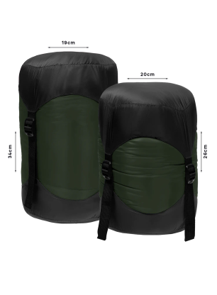 Спальний мішок синтетичний Alpinus Ultralight Pro 1000 - green