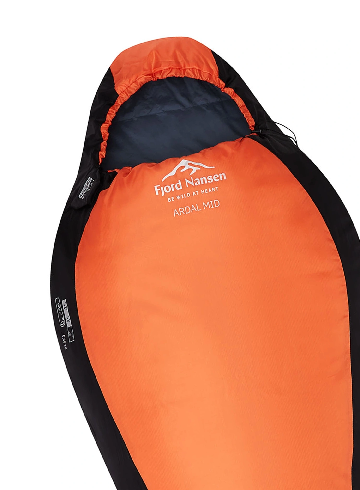 Спальний мішок синтетичний Fjord Nansen Ardal XL SBS (200 cm) - carnelian