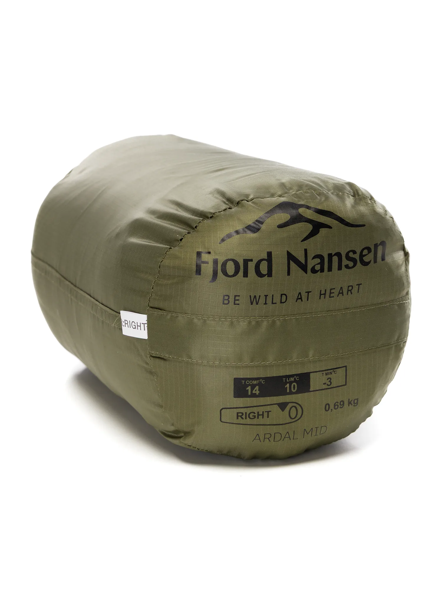Спальний мішок Fjord Nansen Ardal Mid SBS (178 cm) - olive drab