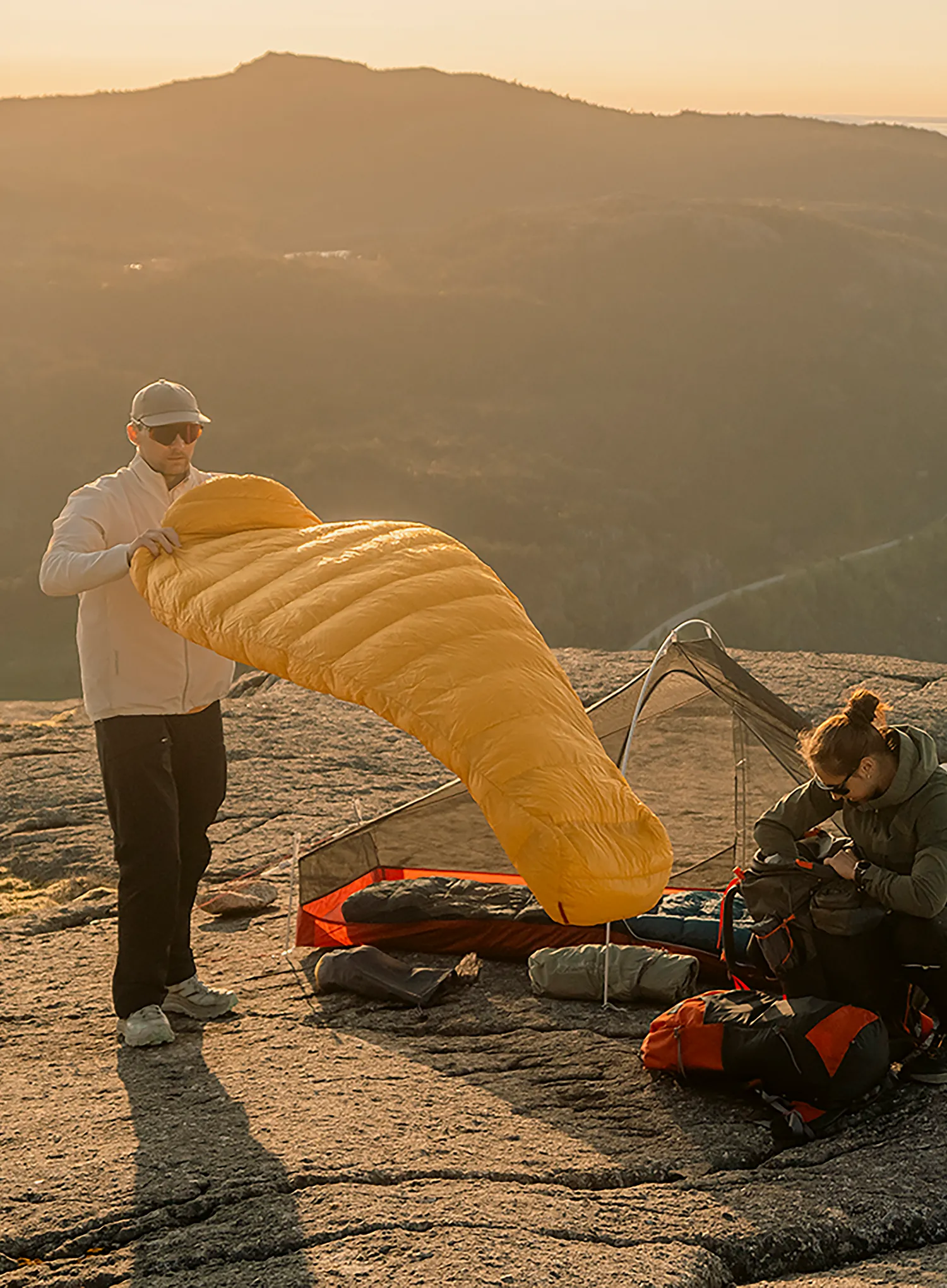 Спальний мішок Robens Couloir 750 -15C Long (195 cm) - yellow