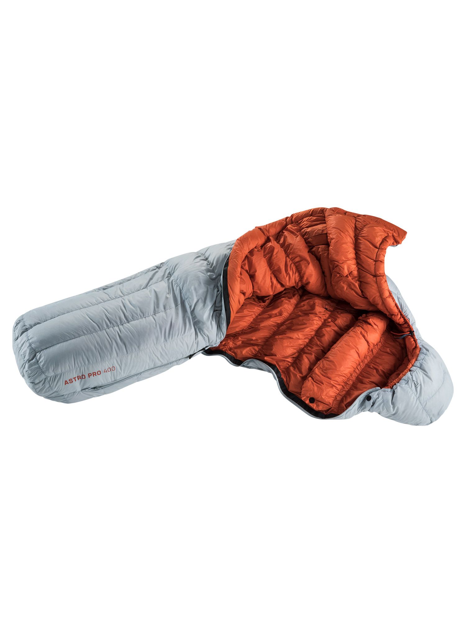 Спальний мішок пуховий Deuter Astro Pro 400 EL (200 cm) - tin/paprika