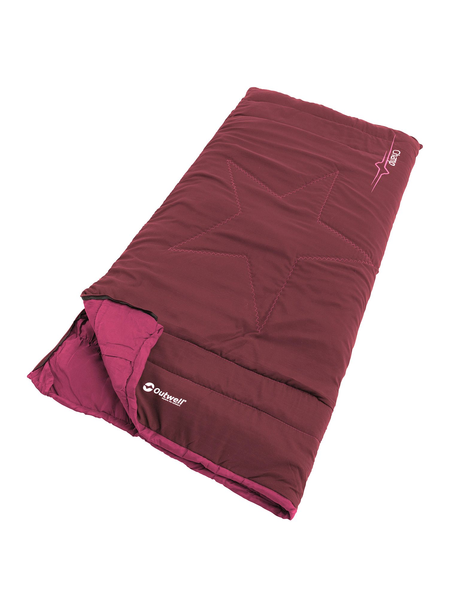 Спальний мішок для дитини Outwell Champ Kids (130 cm) - deep red