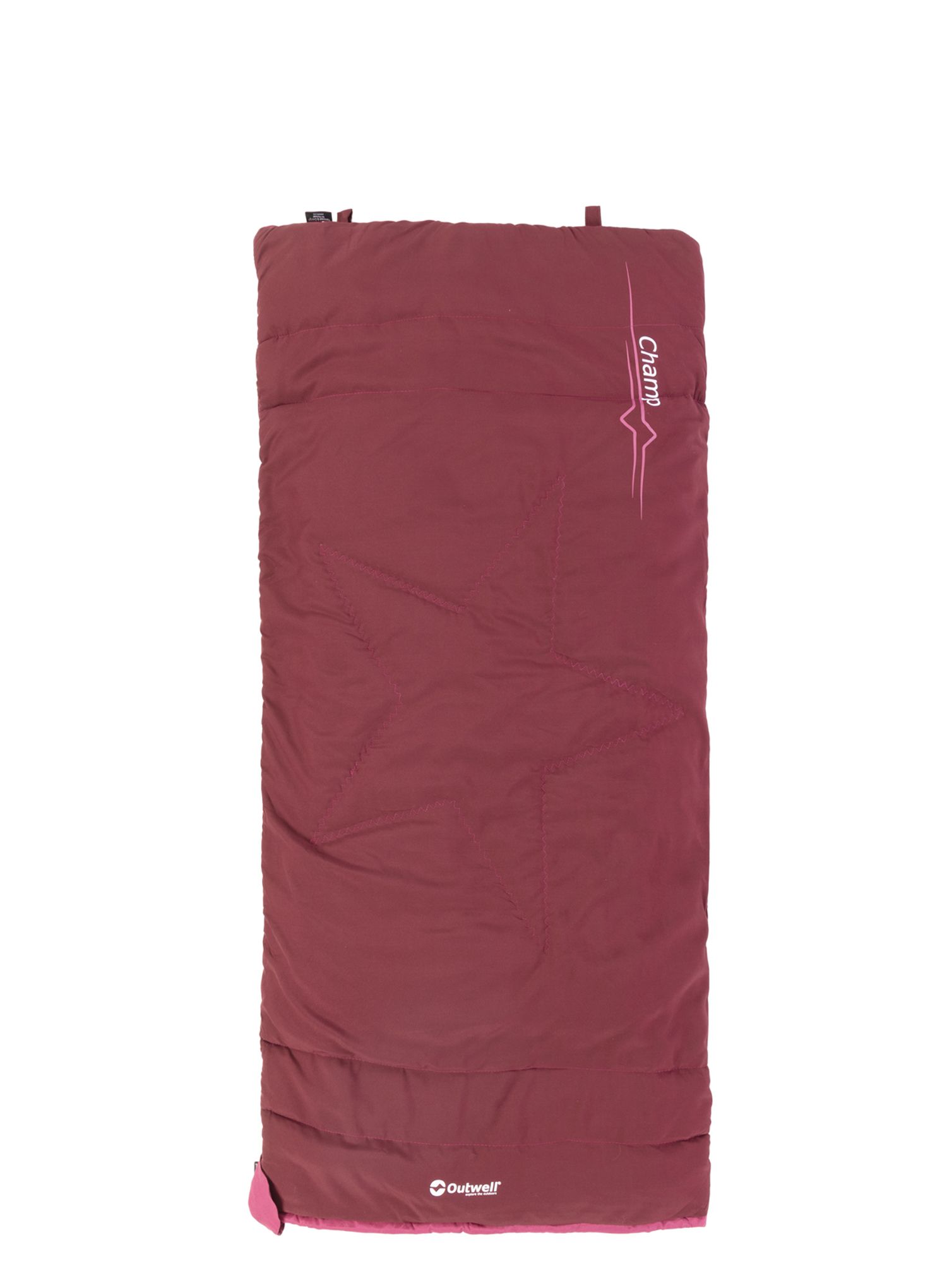 Спальний мішок для дитини Outwell Champ Kids (130 cm) - deep red