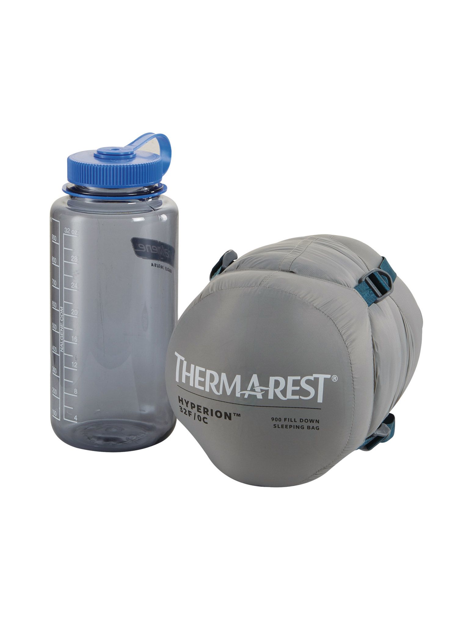 Спальний мішок пуховий Therm a Rest Hyperion 32F/0C UL Bag Reg - black forest
