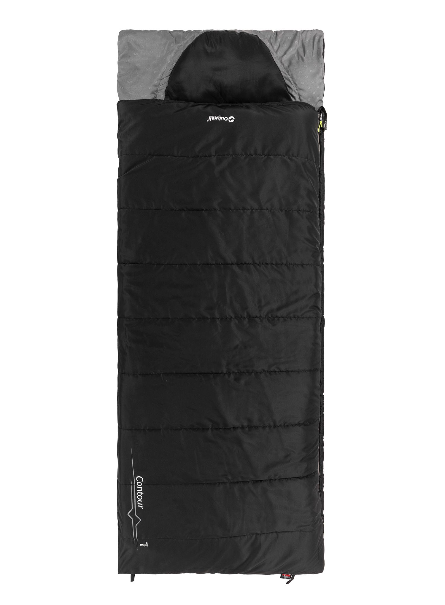 Спальний мішок синтетичний Outwell Contour (190 cm) - midnight black
