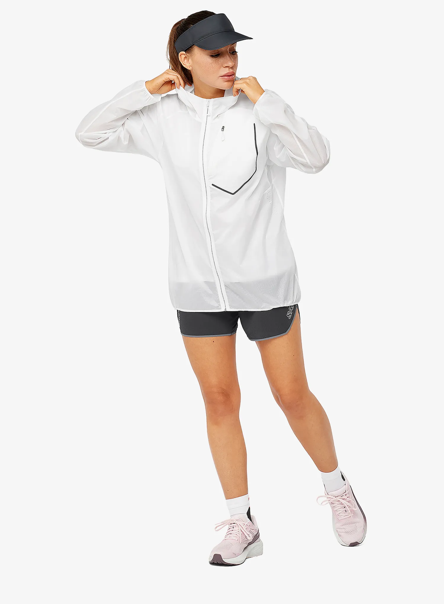 Шорти для бігу жіночі Salomon Sense Aero 5'' Short - deep black