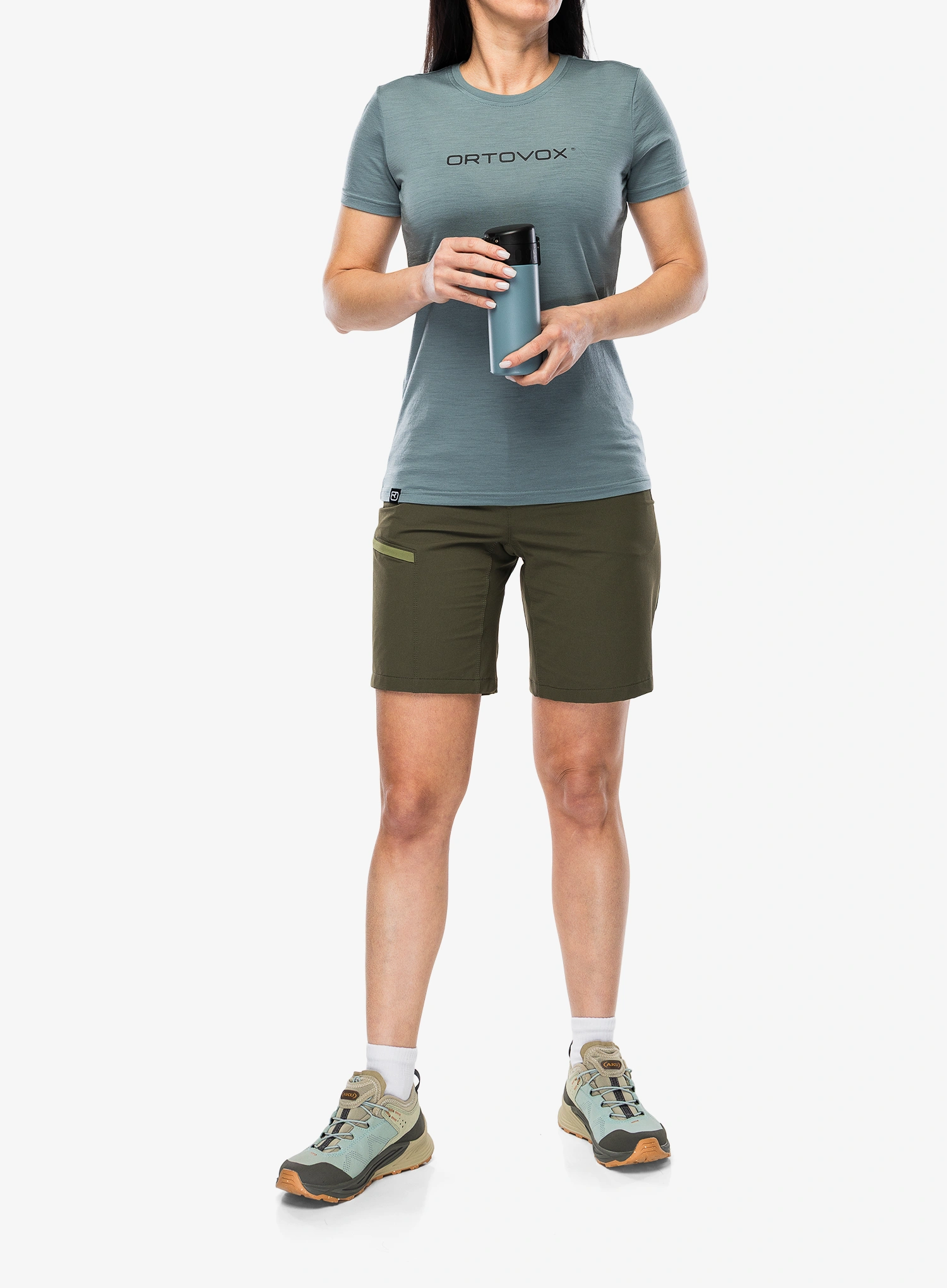 Шорти жіночі Ortovox Pelmo Shorts - dark wild herbs
