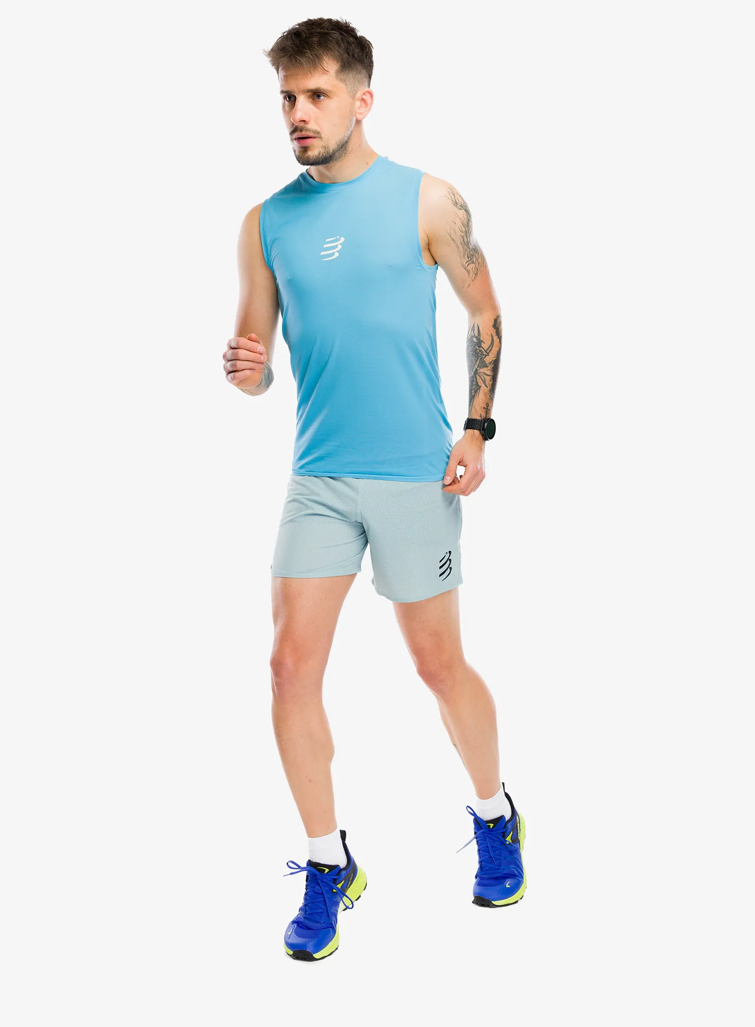 Шорти для бігу Compressport Trail Racing Overshort - ether