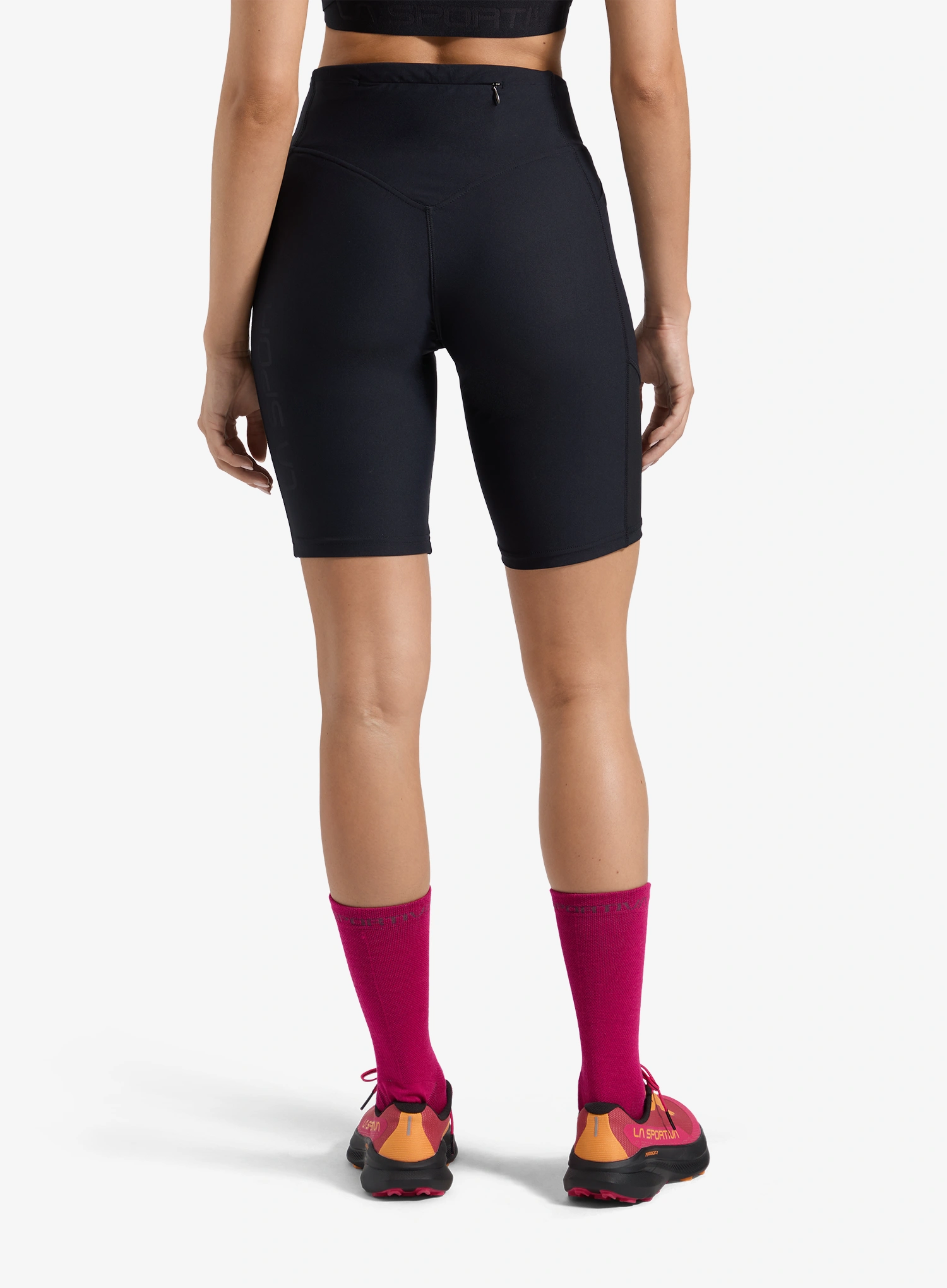 Шорти для бігу жіночі La Sportiva Triumph Tight Short - black/chalk