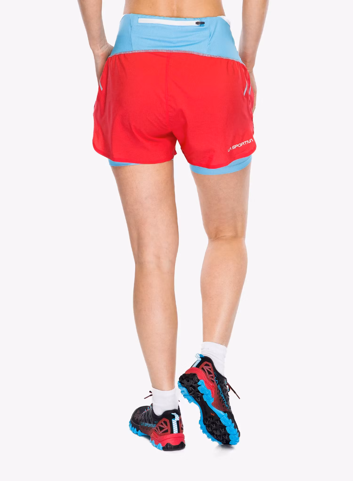 Шорти для бігу жіночі La Sportiva Ultra Distance Shorts - hibiscus/white