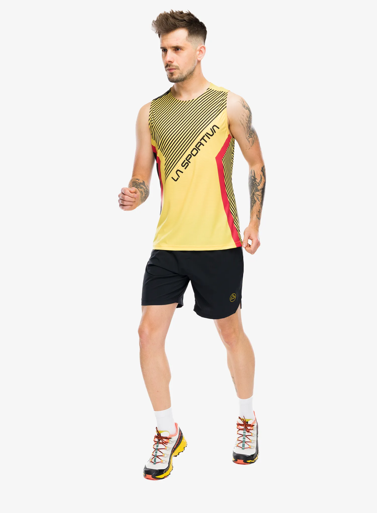 Шорти для бігу La Sportiva Pure 7in Short - black/yellow