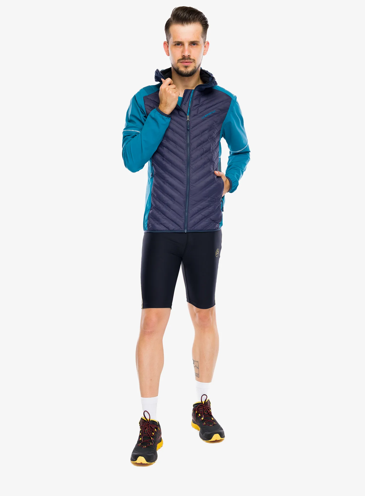 Шорти для бігу La Sportiva Triumph Tight Short - black/yellow