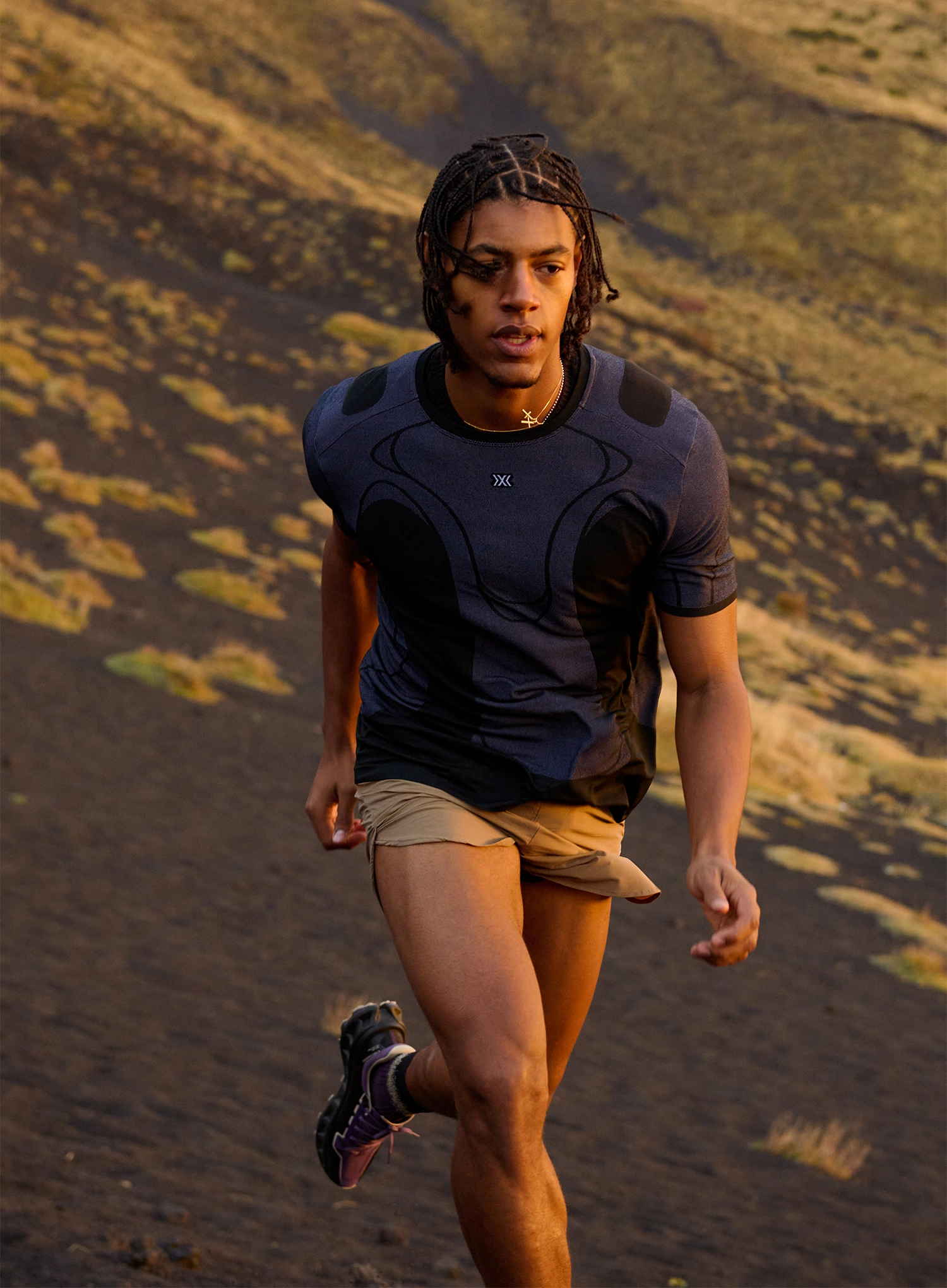 Шорти для бігу X-Bionic Corefusion Run Perform Shorts - dark sand