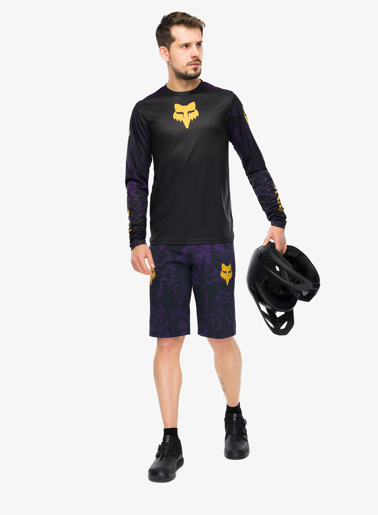 Шорти ендуро Fox Ranger Short Image Print - plum