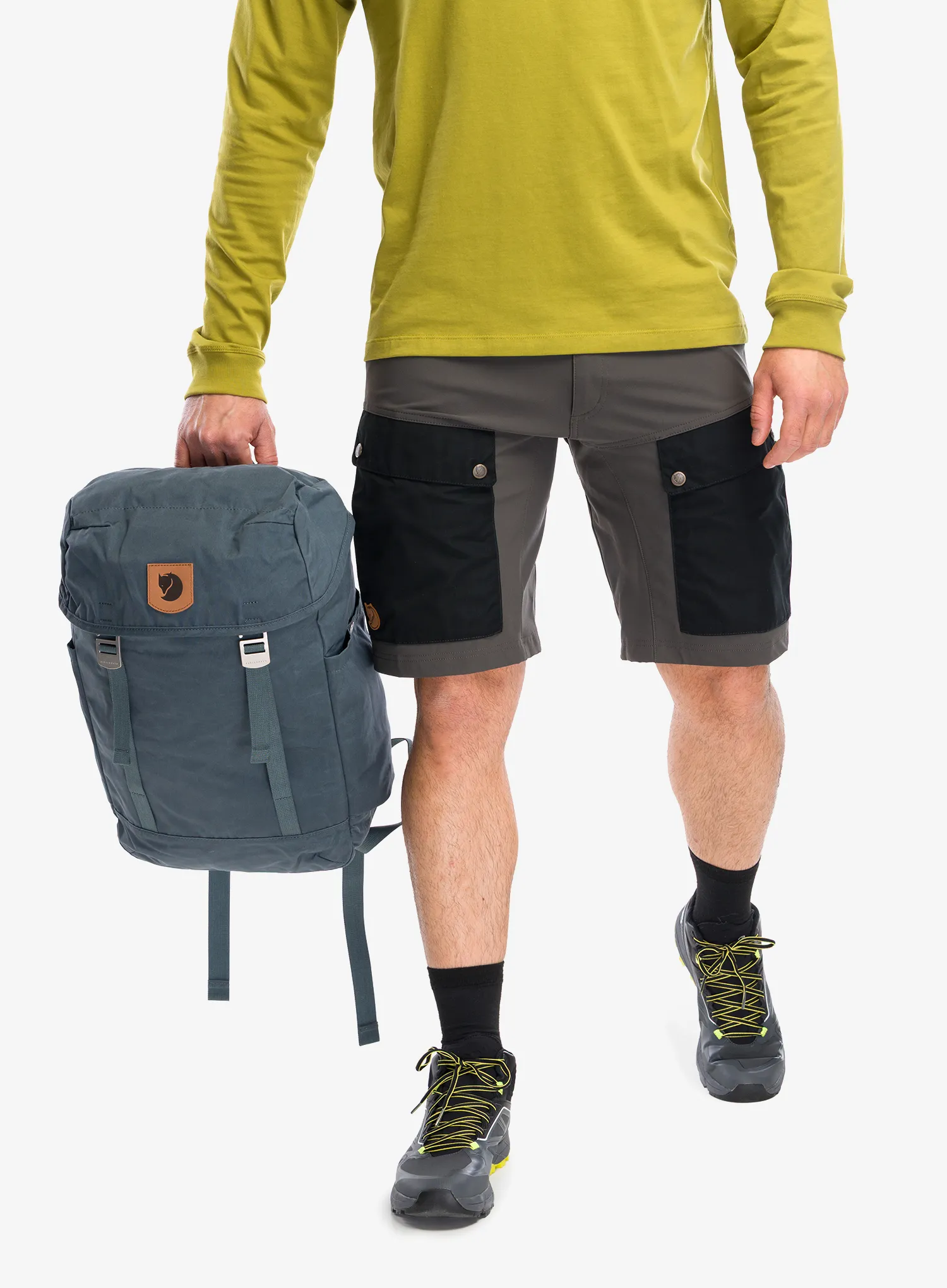 Шорти Fjallraven Keb Shorts - black/stone grey